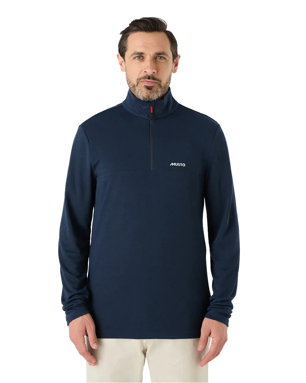 Musto Mens Fast Dry Half Zip Top