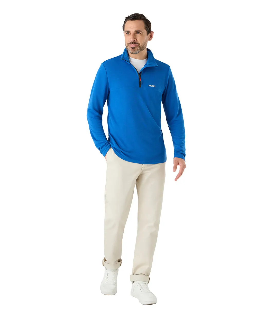 Musto Mens Fast Dry Half Zip Top