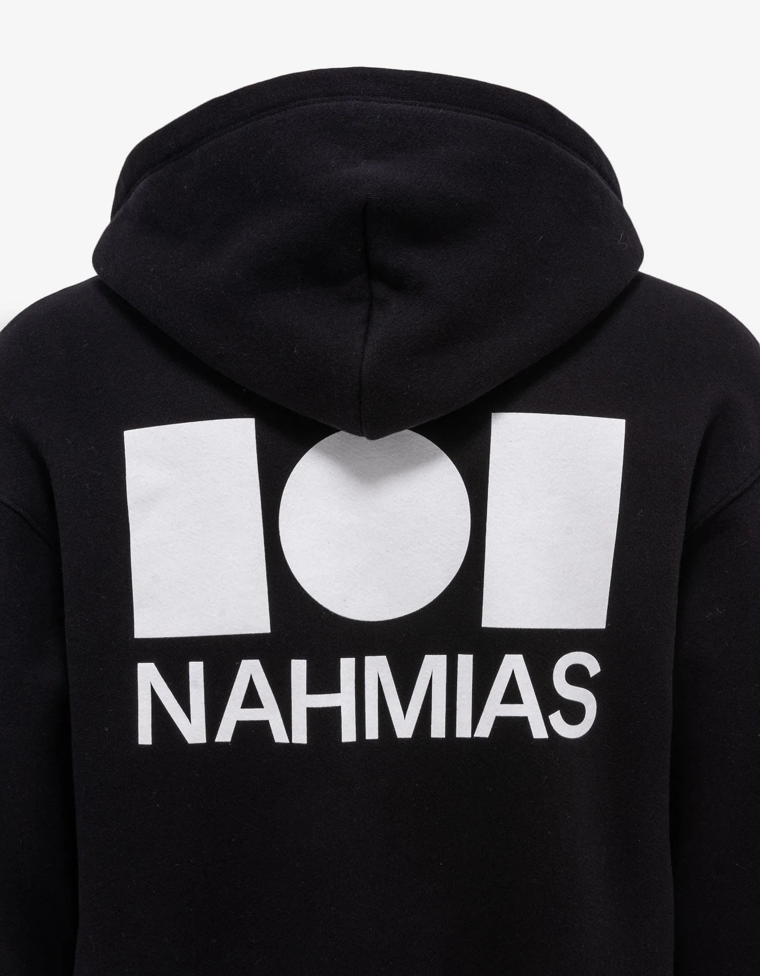 Nahmias Black Logo Zip-Up Hoodie