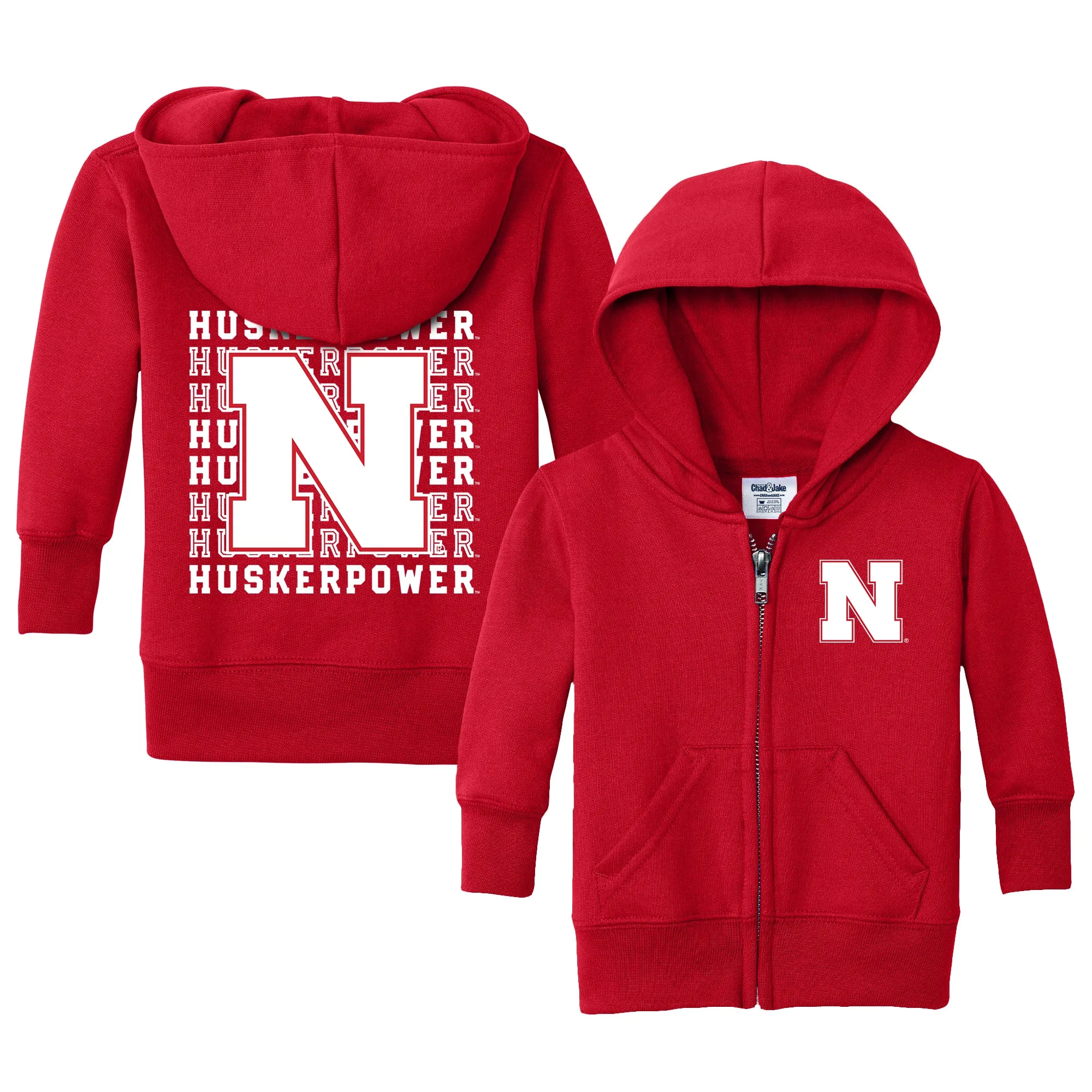 Nebraska Cornhuskers Retro Infant Full-Zip Sweatshirt