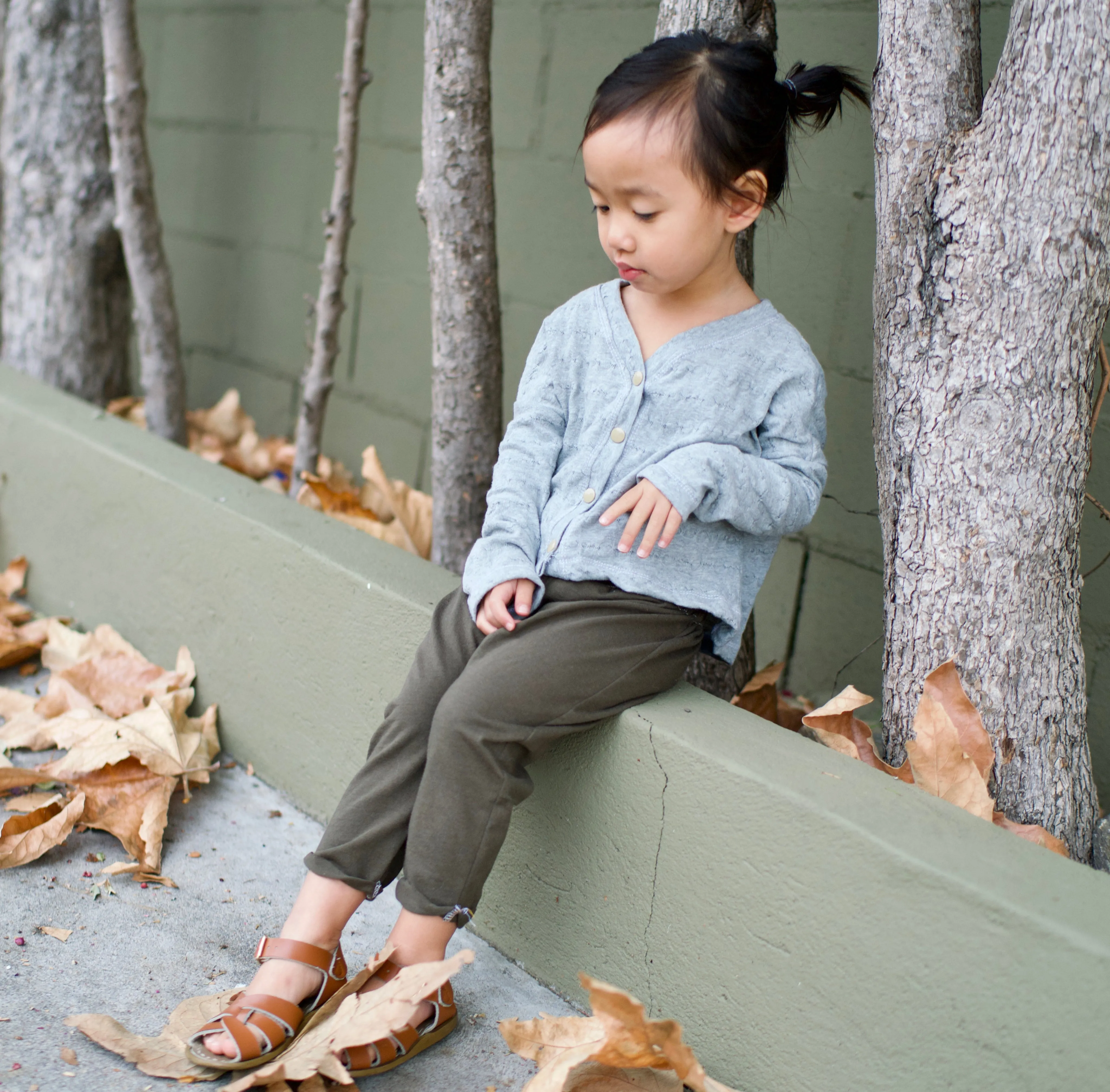 Nightingale Cardigan and Hi-Low Crop PDF Pattern Girls 2T-14yrs