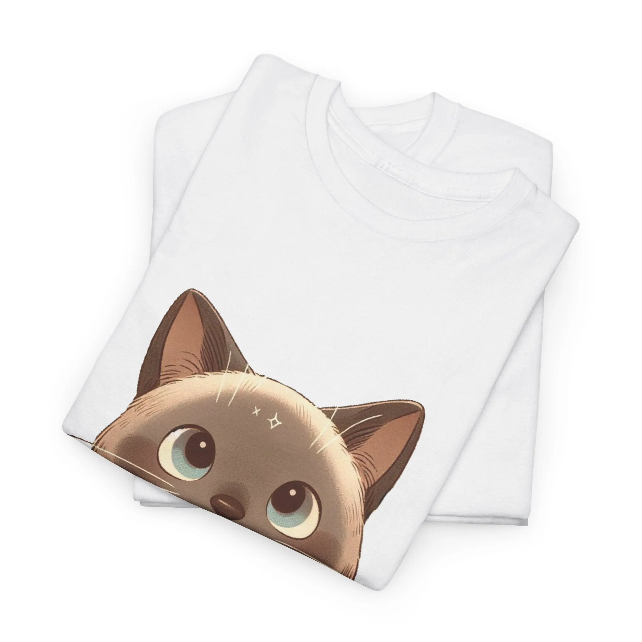 Opal - Siamese Cat Unisex Heavy Cotton Tee