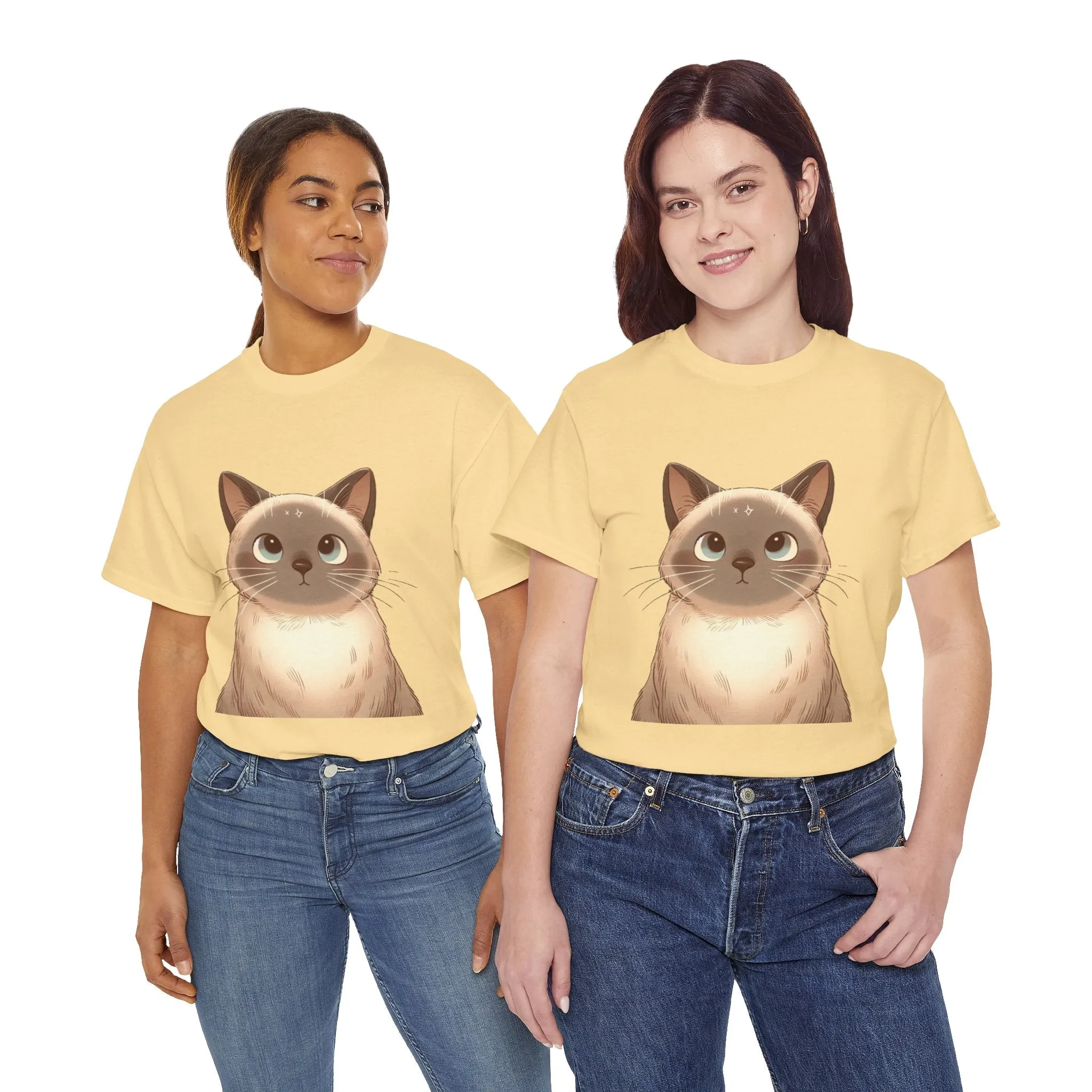 Opal - Siamese Cat Unisex Heavy Cotton Tee