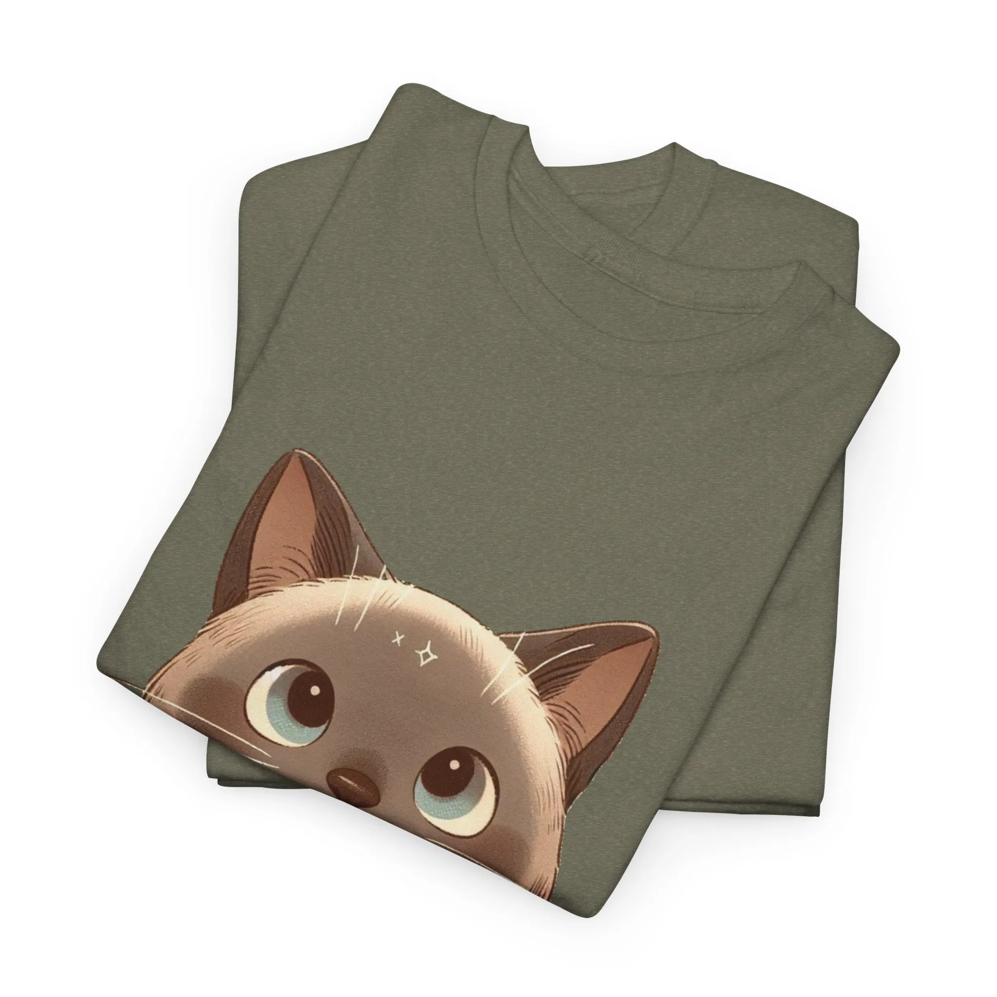 Opal - Siamese Cat Unisex Heavy Cotton Tee