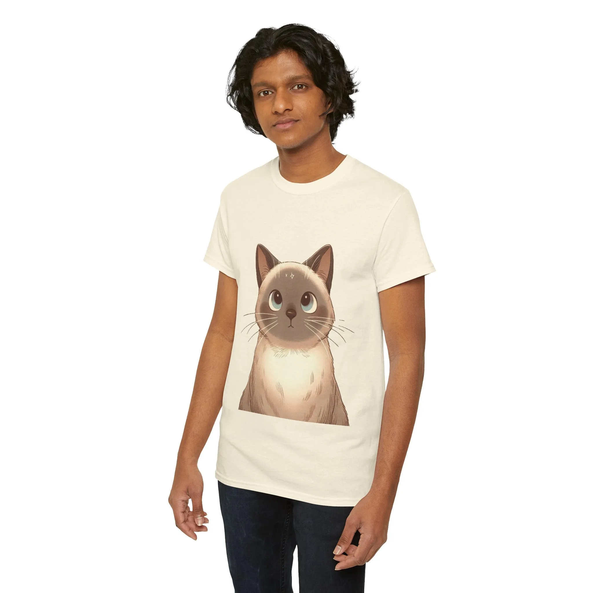 Opal - Siamese Cat Unisex Heavy Cotton Tee