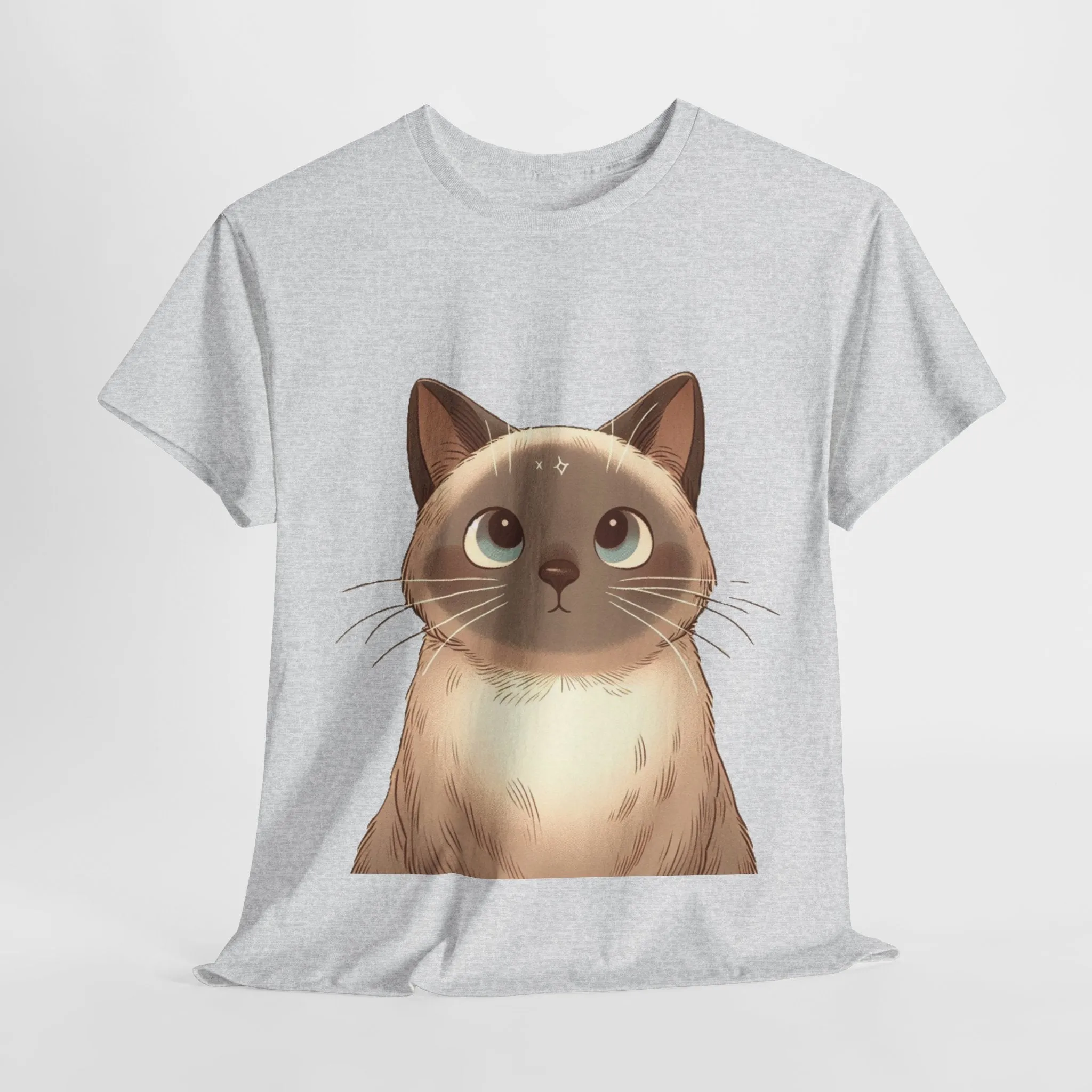 Opal - Siamese Cat Unisex Heavy Cotton Tee