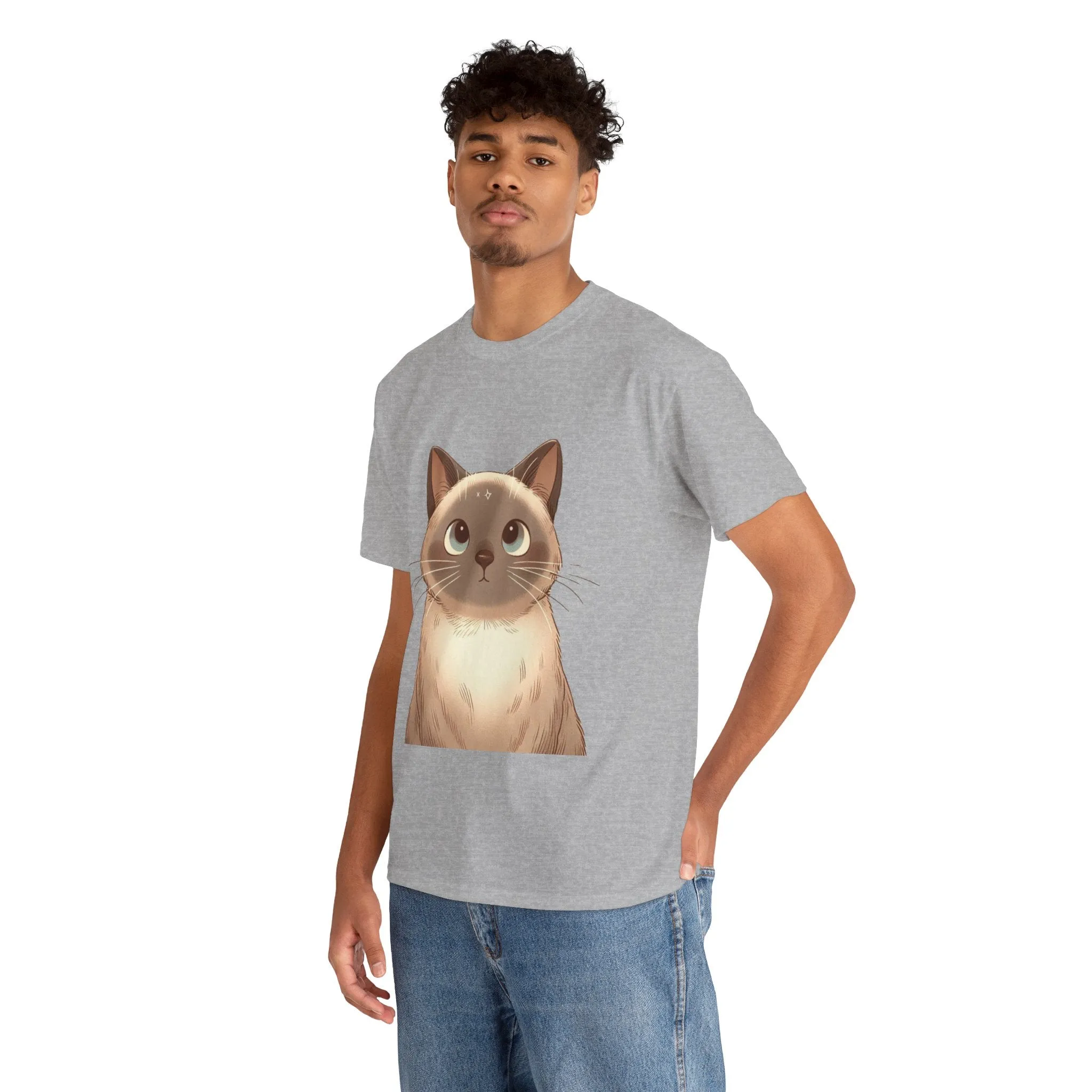 Opal - Siamese Cat Unisex Heavy Cotton Tee