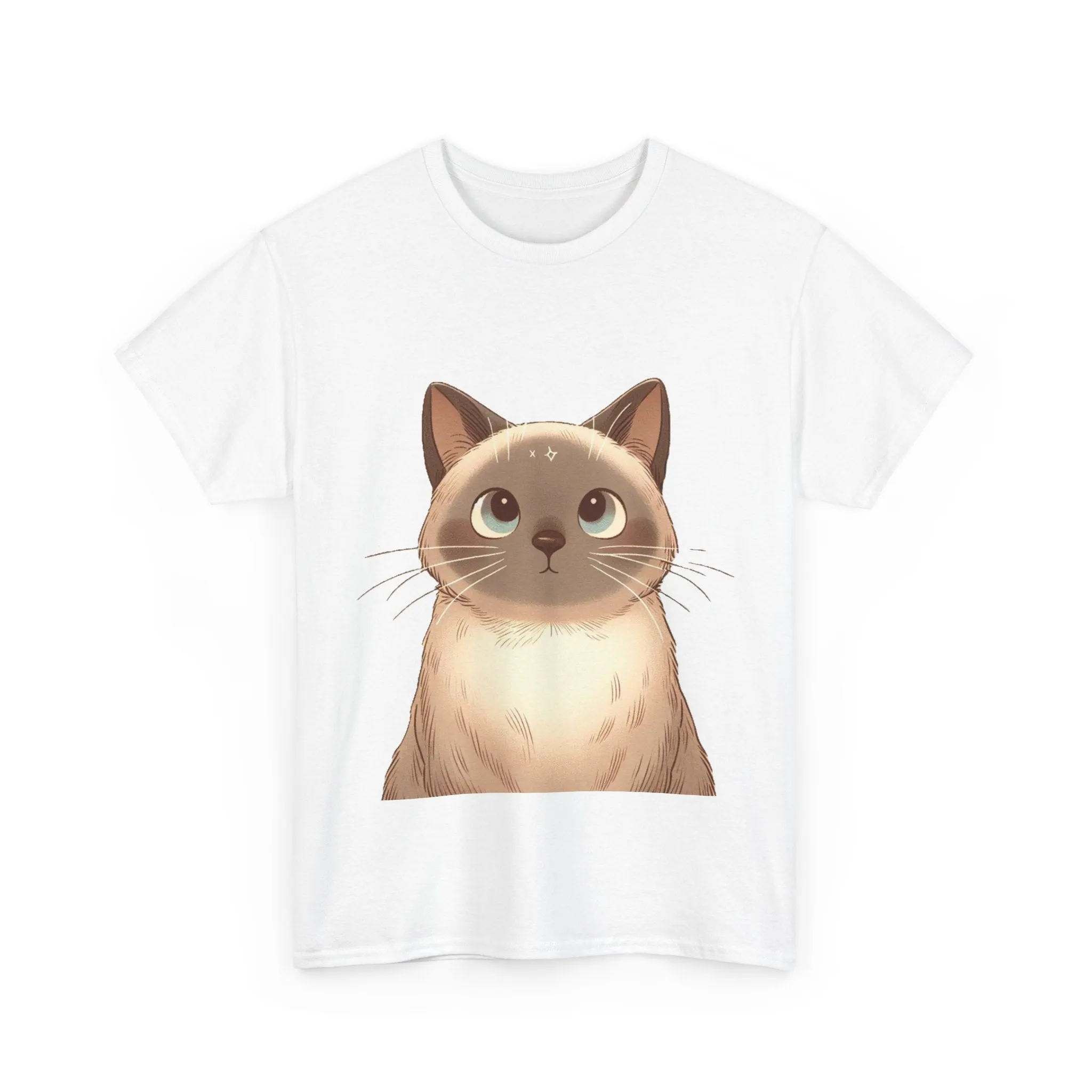 Opal - Siamese Cat Unisex Heavy Cotton Tee