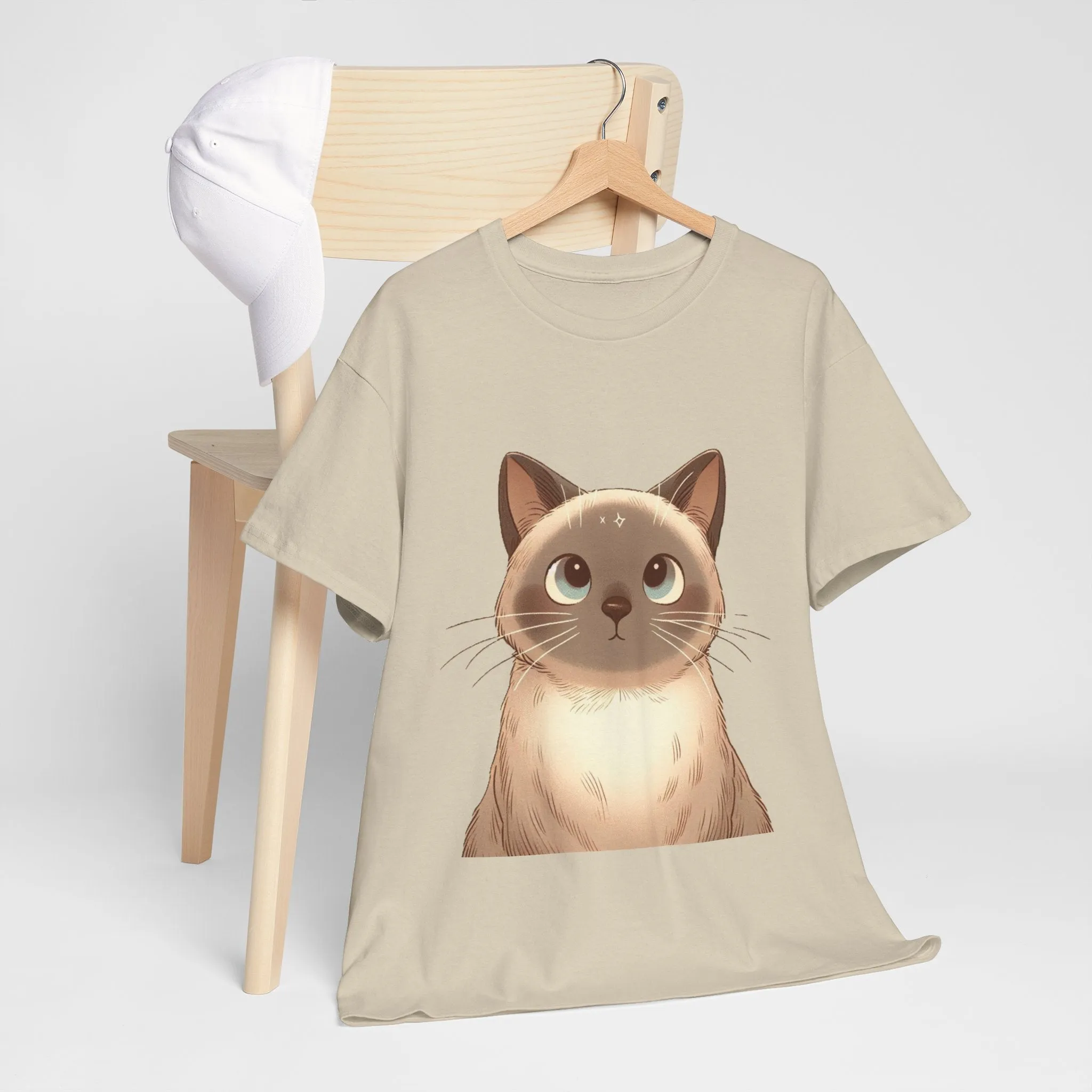 Opal - Siamese Cat Unisex Heavy Cotton Tee