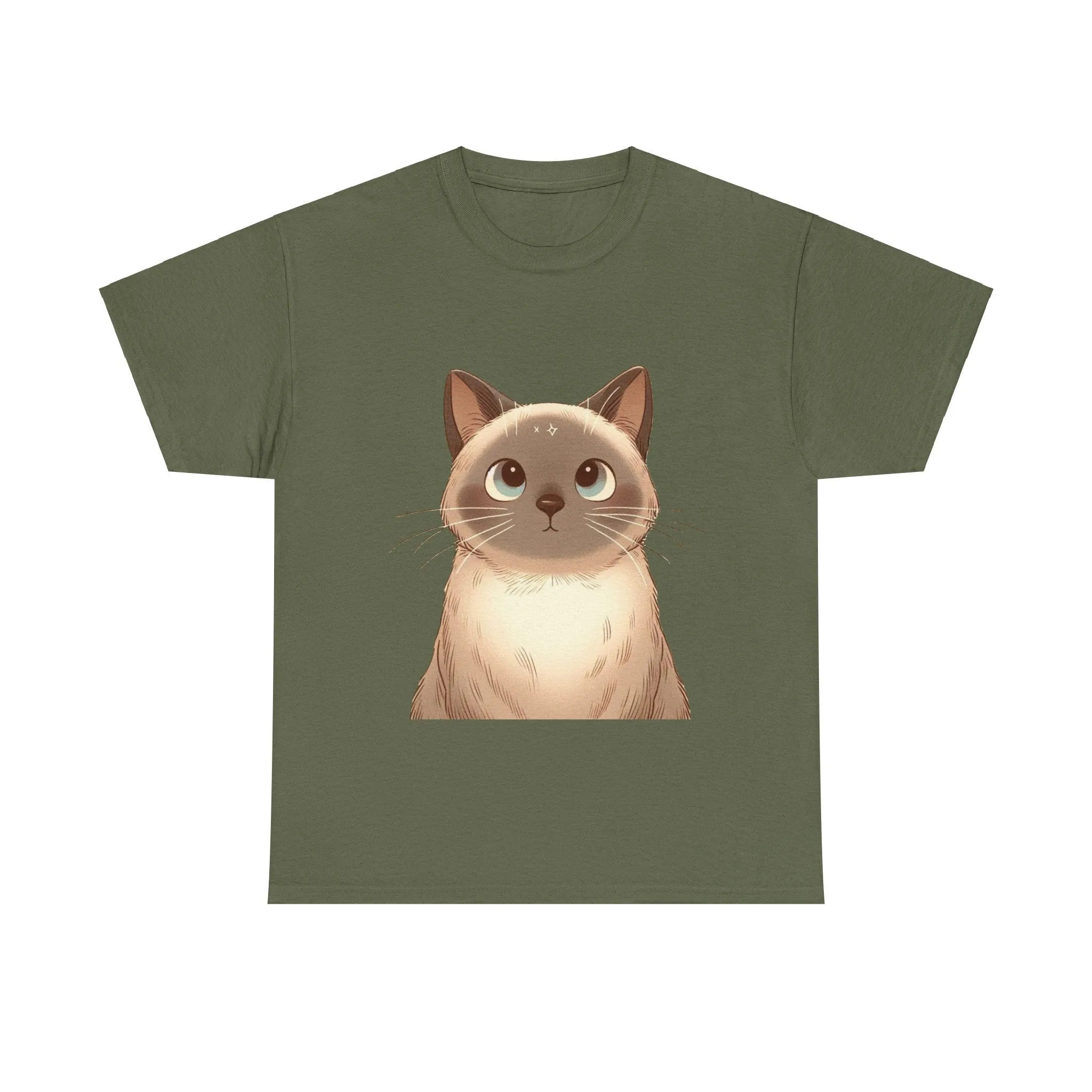 Opal - Siamese Cat Unisex Heavy Cotton Tee