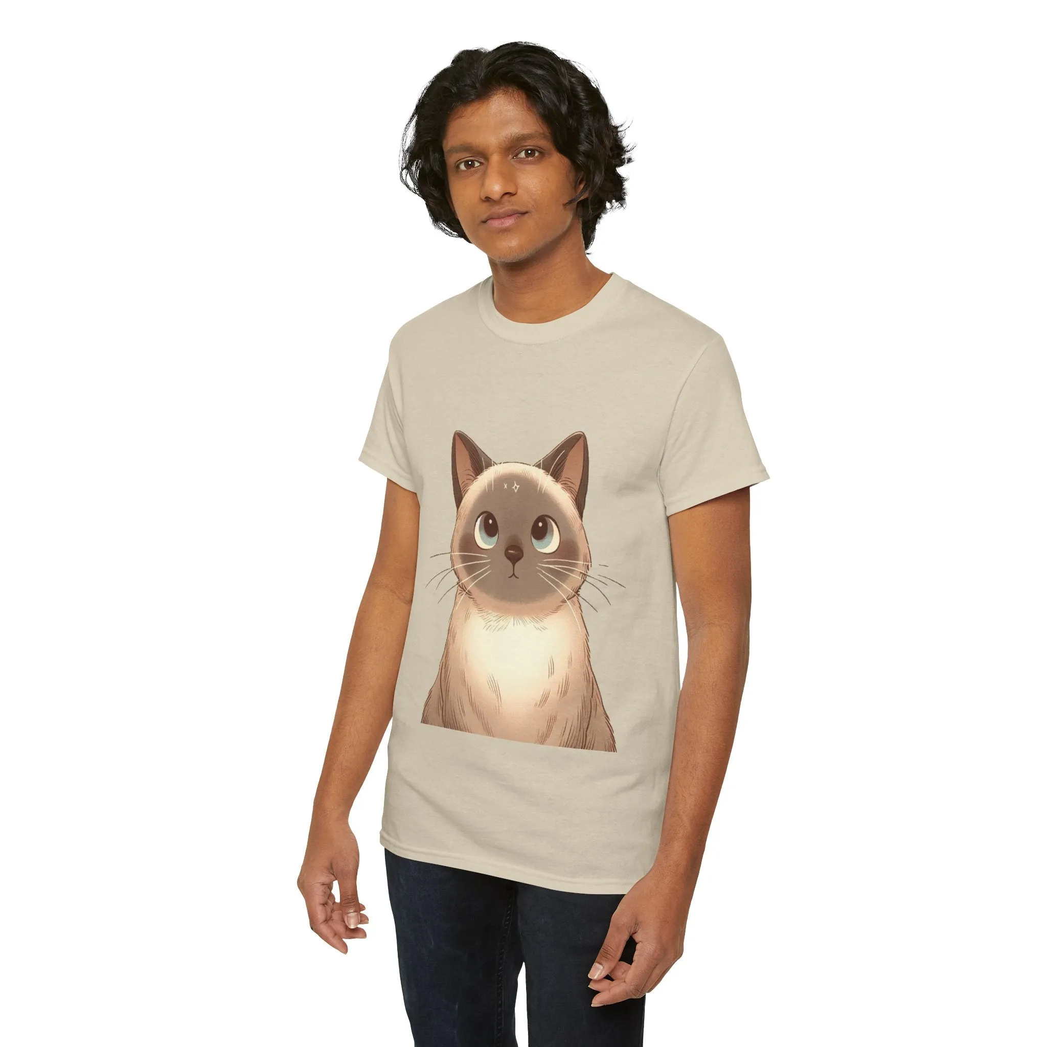 Opal - Siamese Cat Unisex Heavy Cotton Tee