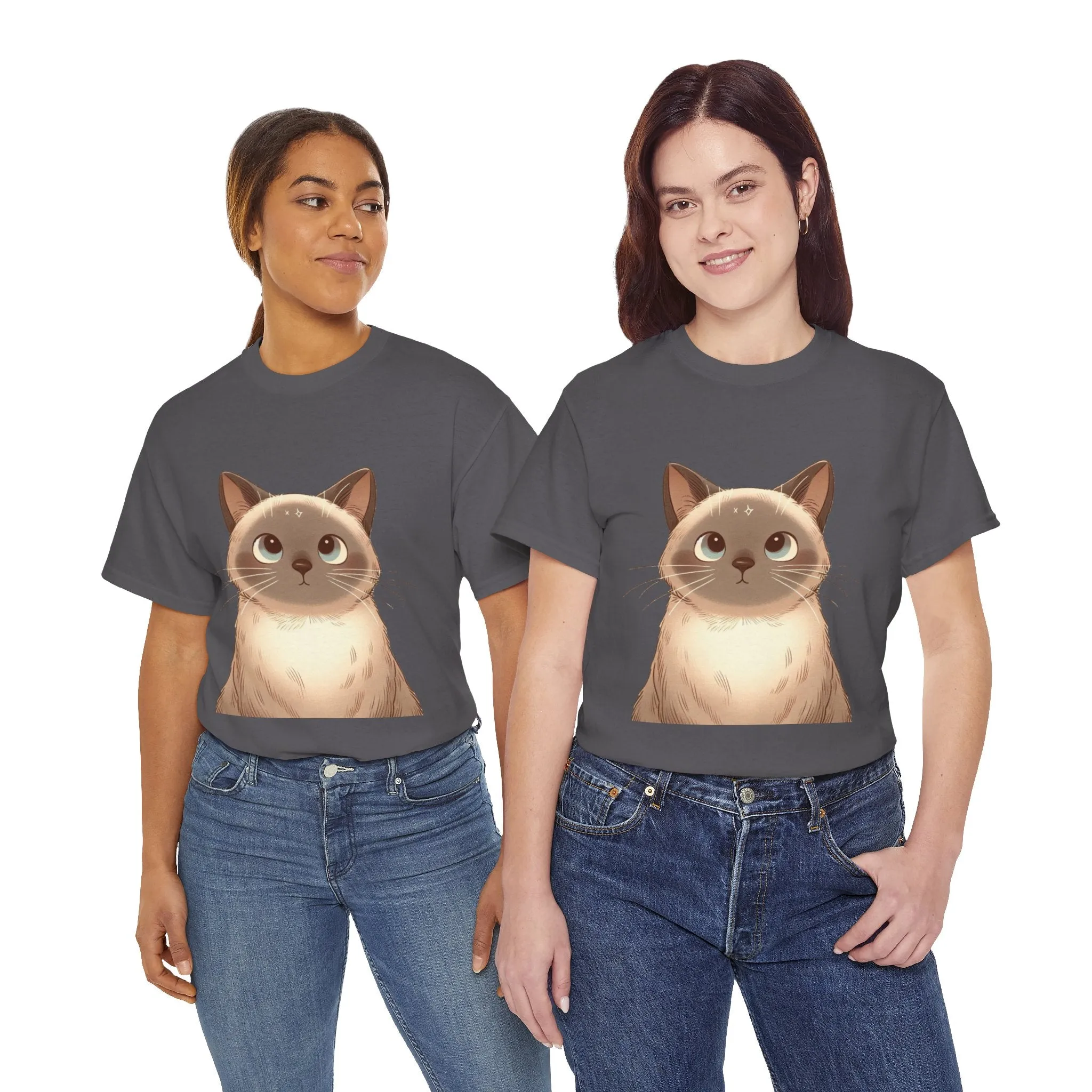 Opal - Siamese Cat Unisex Heavy Cotton Tee