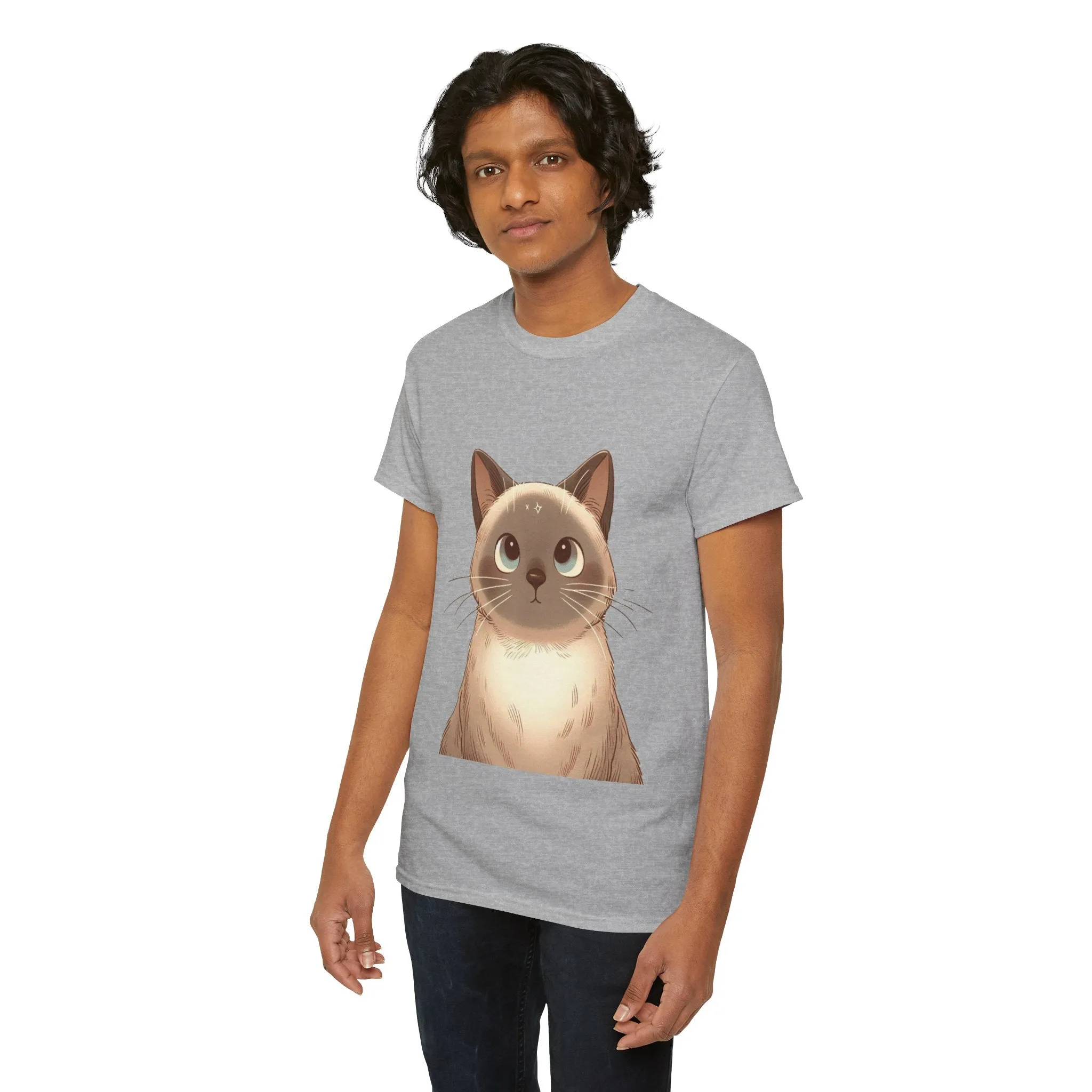 Opal - Siamese Cat Unisex Heavy Cotton Tee