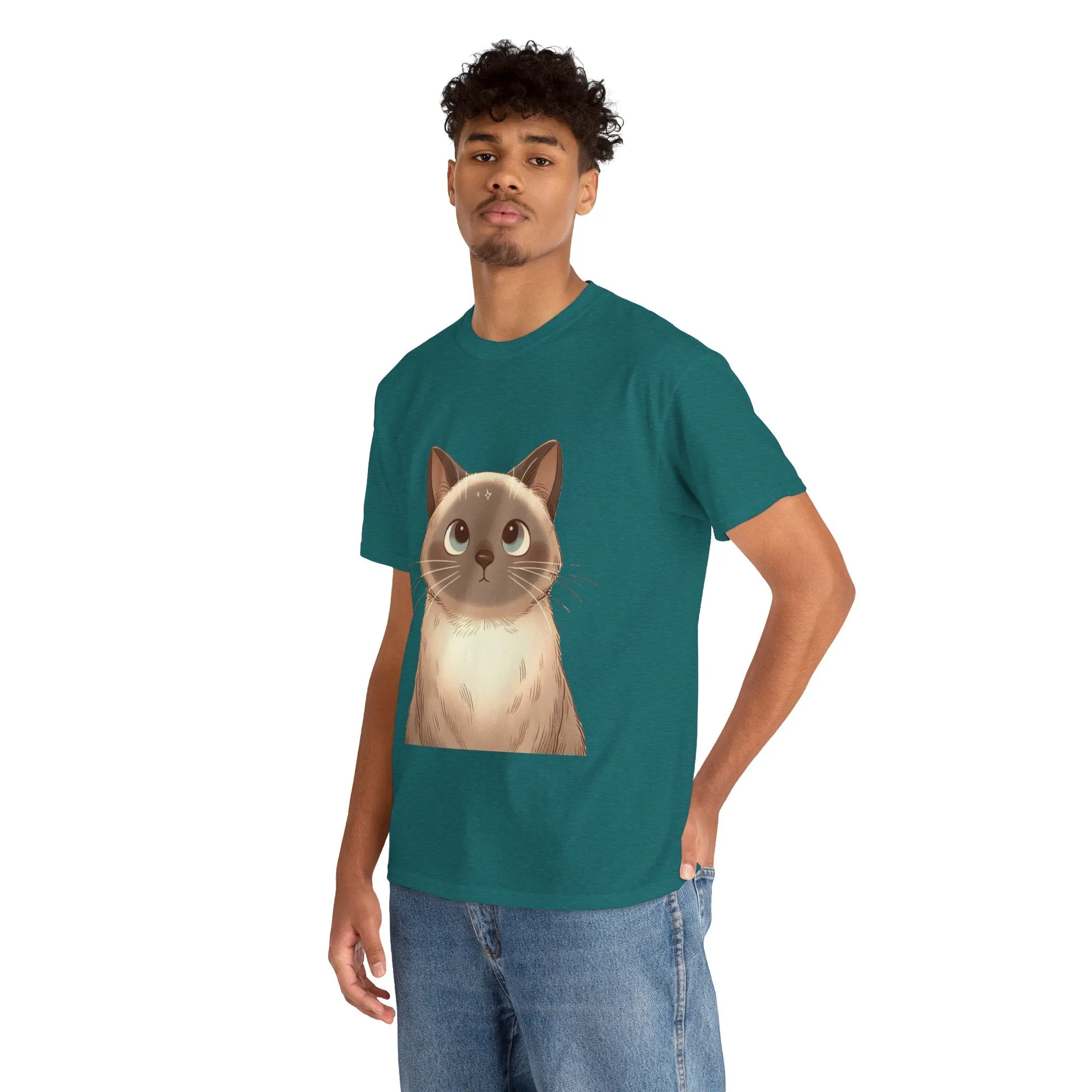 Opal - Siamese Cat Unisex Heavy Cotton Tee