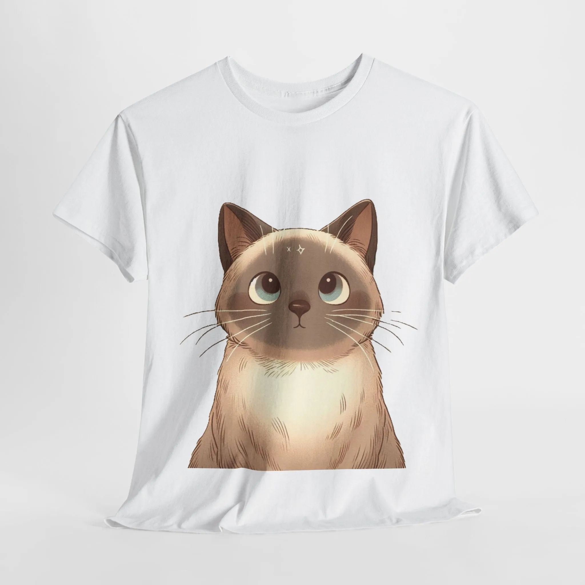 Opal - Siamese Cat Unisex Heavy Cotton Tee