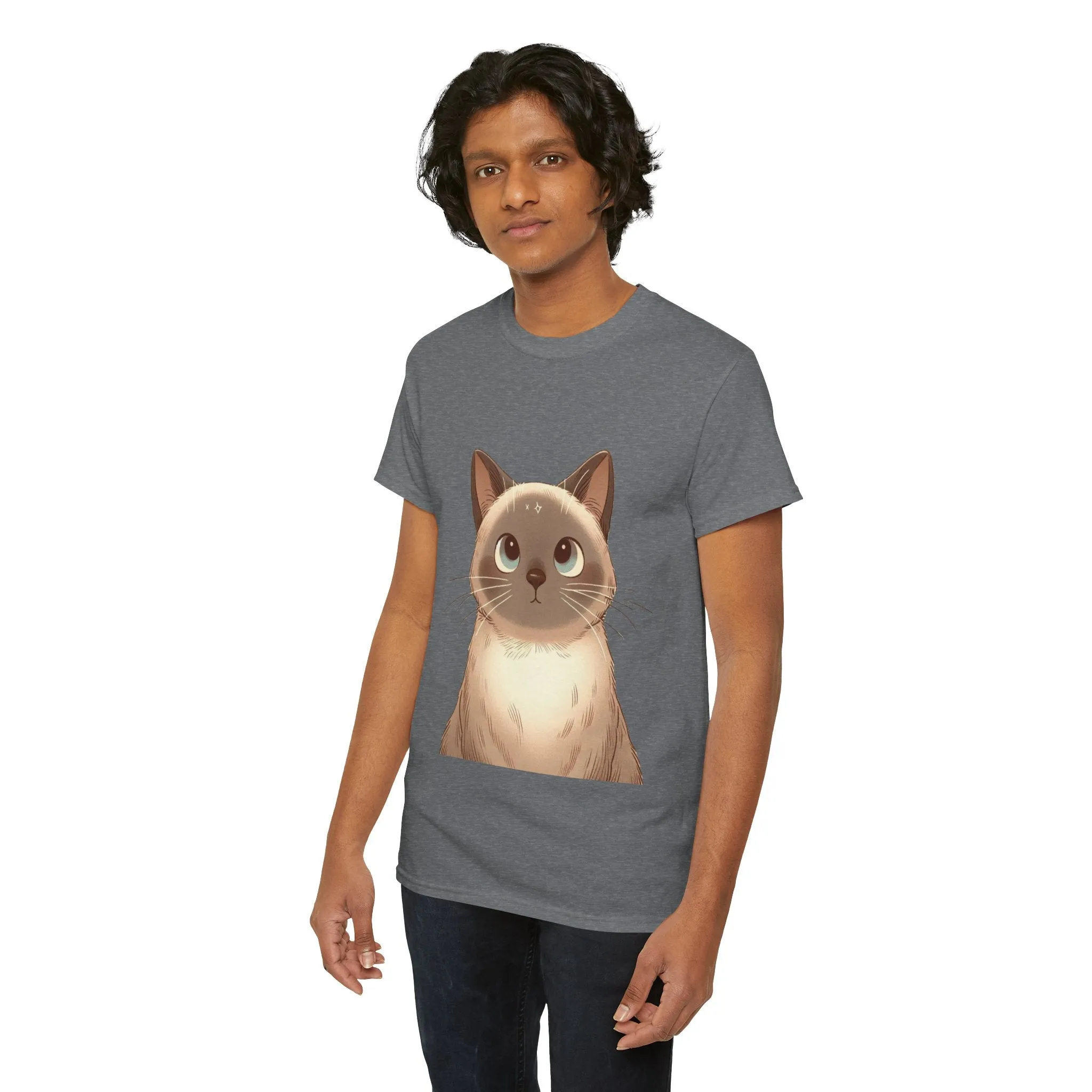 Opal - Siamese Cat Unisex Heavy Cotton Tee