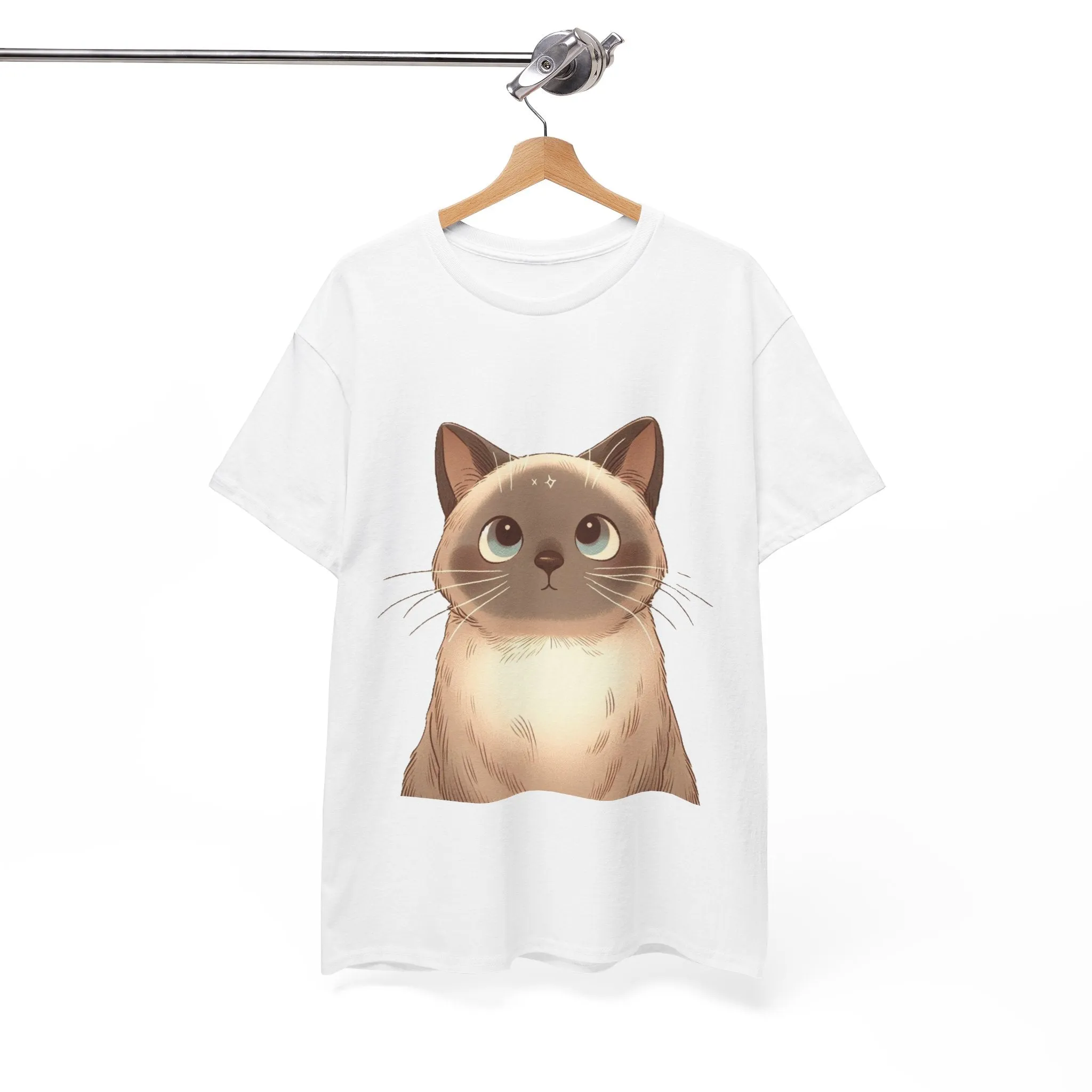 Opal - Siamese Cat Unisex Heavy Cotton Tee