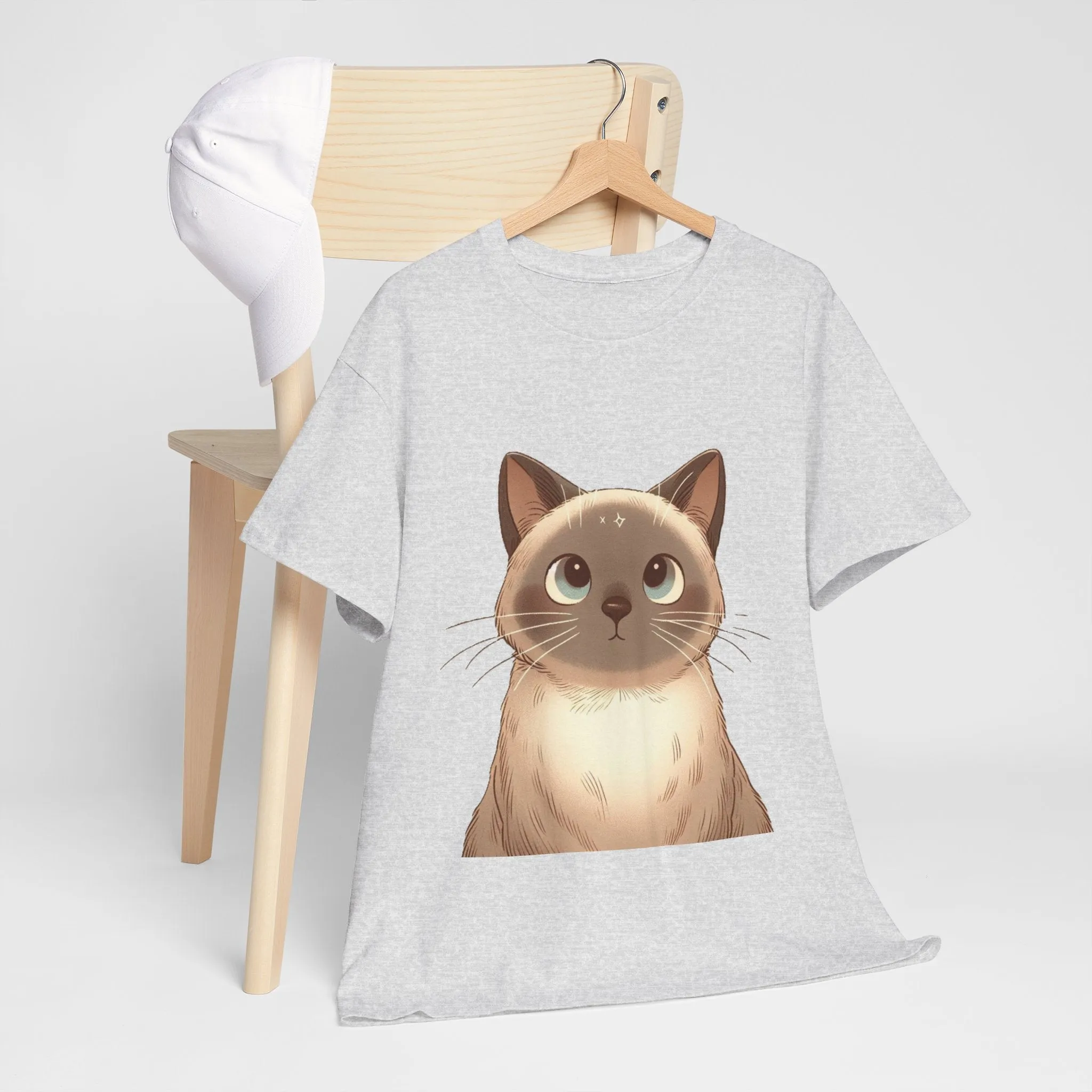 Opal - Siamese Cat Unisex Heavy Cotton Tee