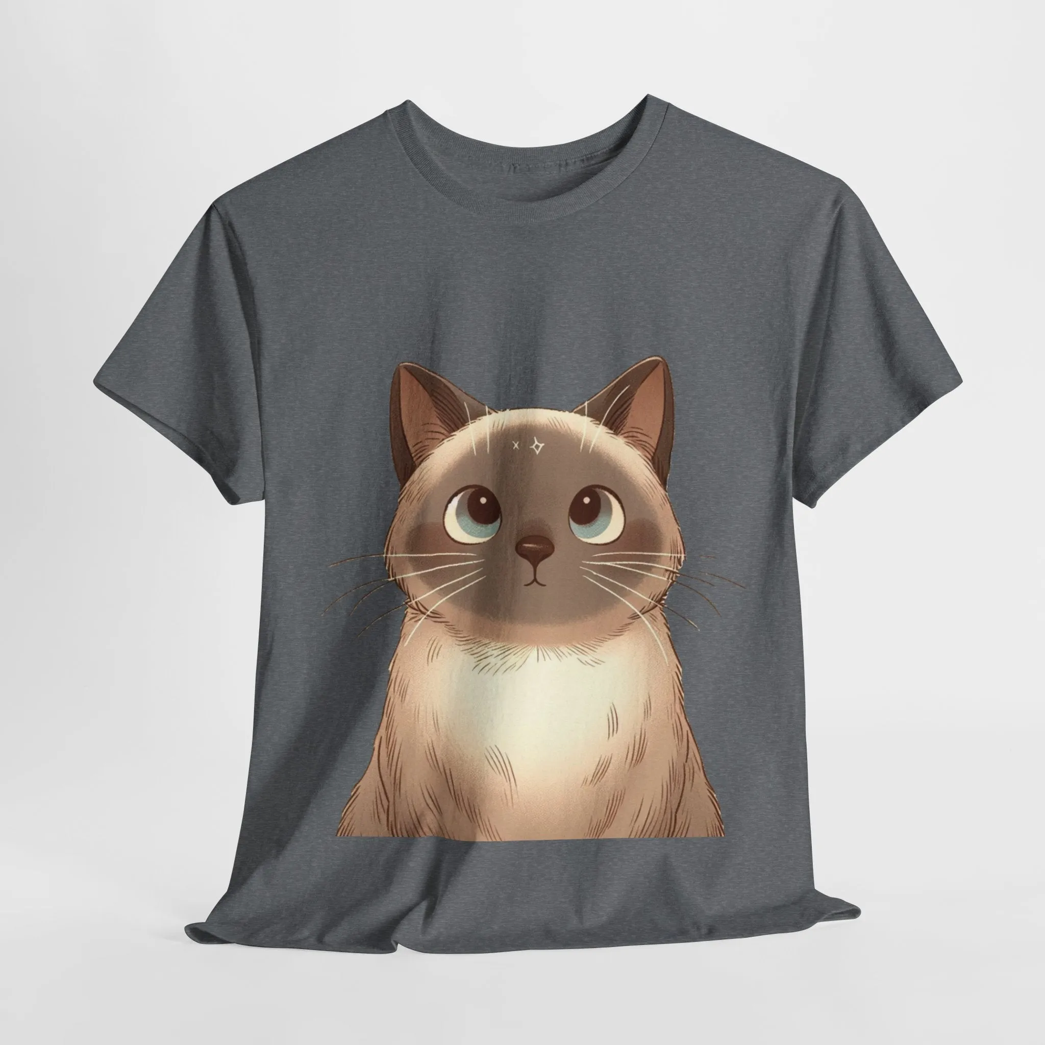 Opal - Siamese Cat Unisex Heavy Cotton Tee