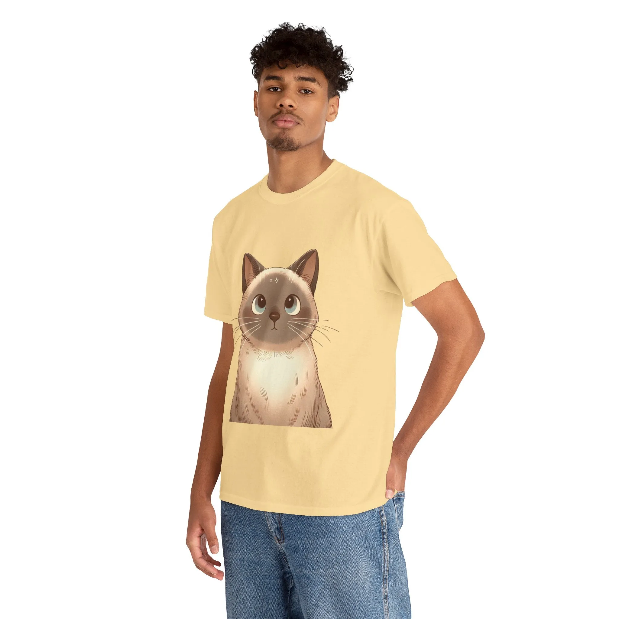 Opal - Siamese Cat Unisex Heavy Cotton Tee