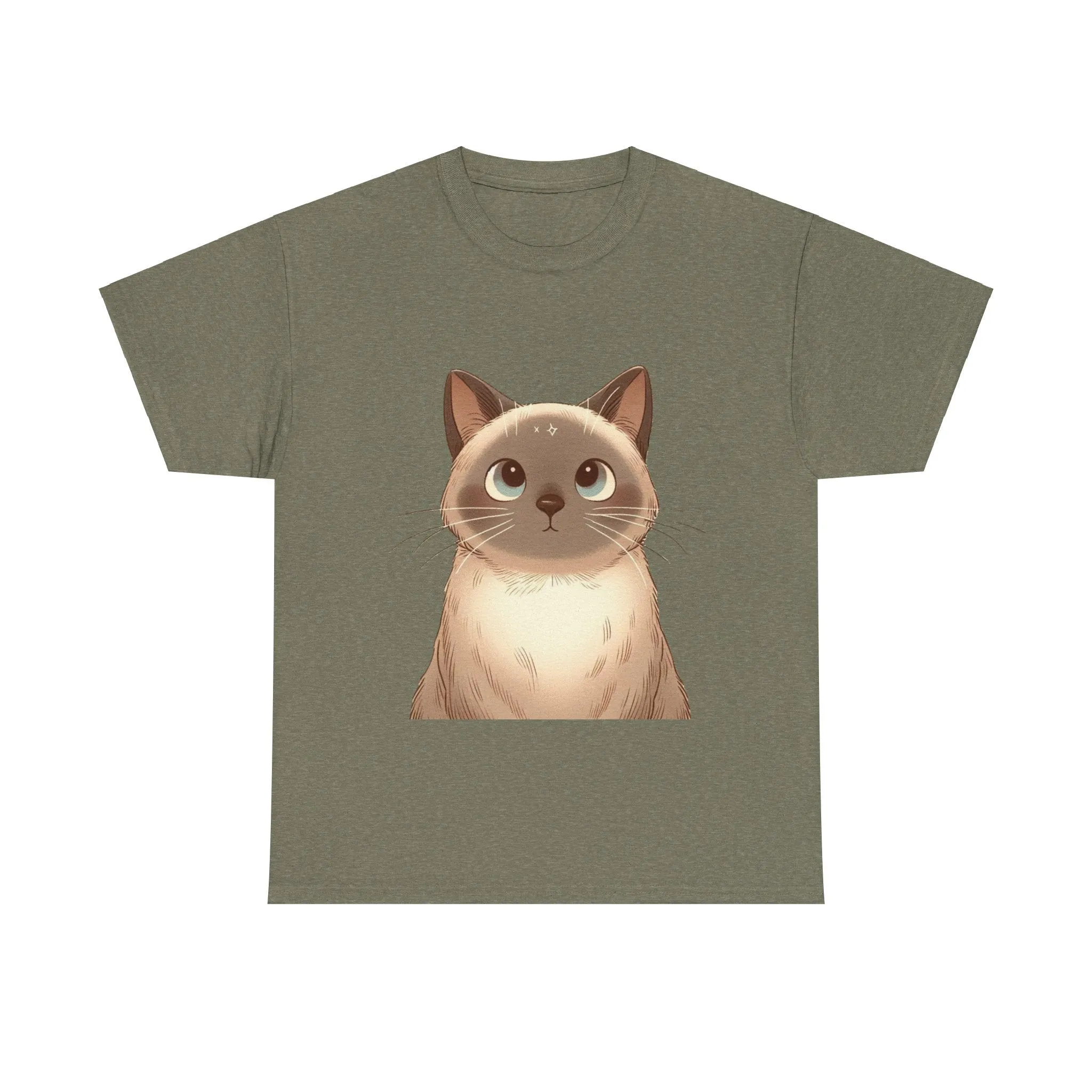 Opal - Siamese Cat Unisex Heavy Cotton Tee