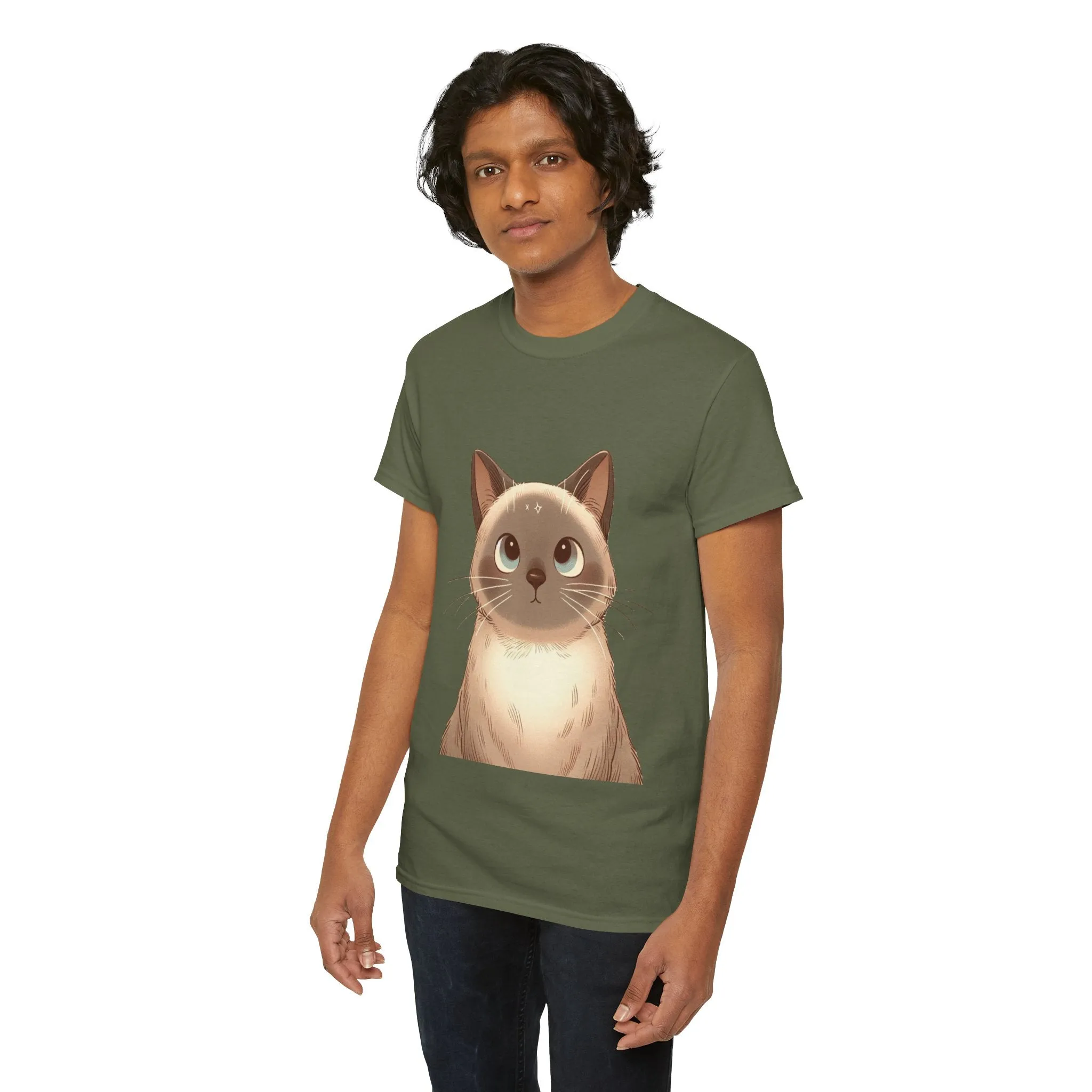 Opal - Siamese Cat Unisex Heavy Cotton Tee