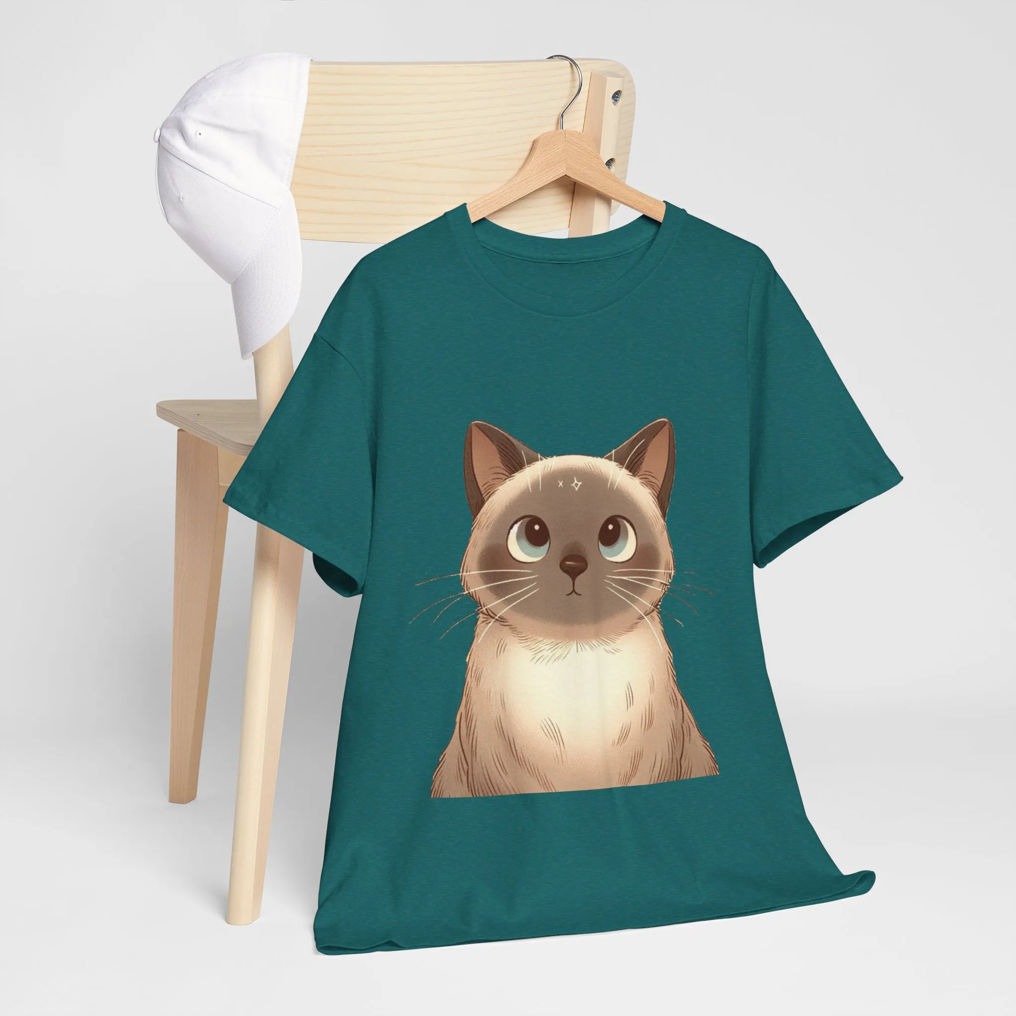 Opal - Siamese Cat Unisex Heavy Cotton Tee