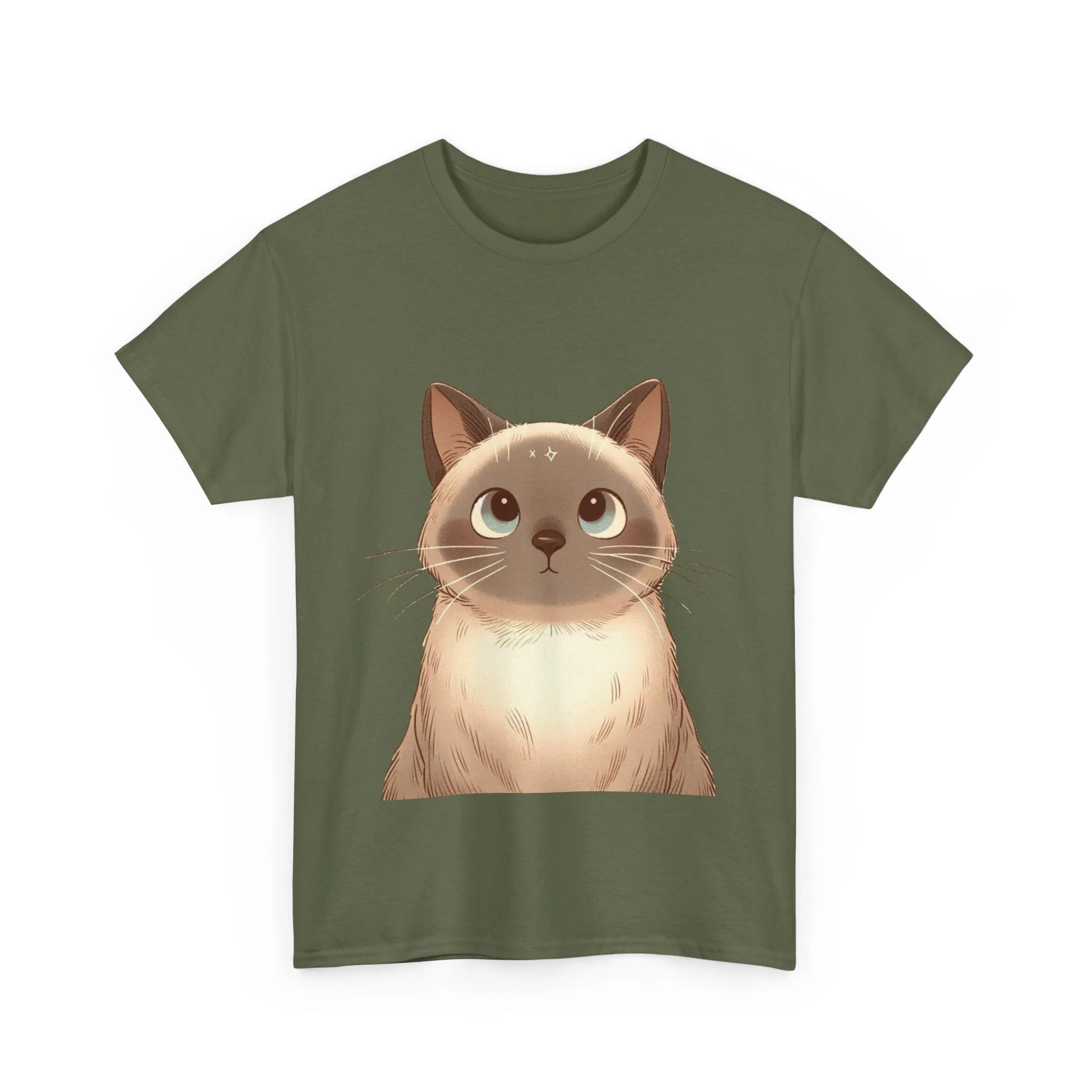 Opal - Siamese Cat Unisex Heavy Cotton Tee