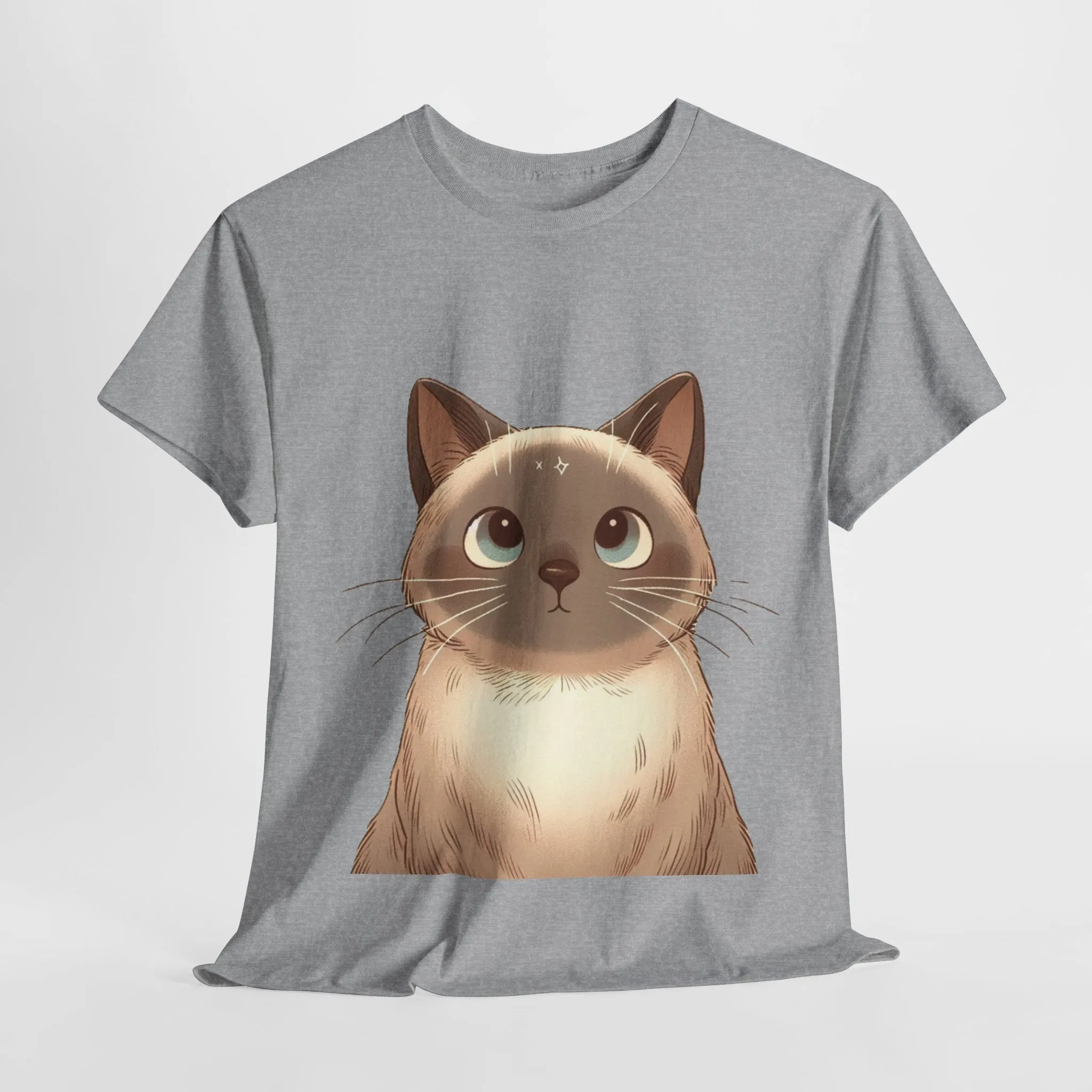 Opal - Siamese Cat Unisex Heavy Cotton Tee