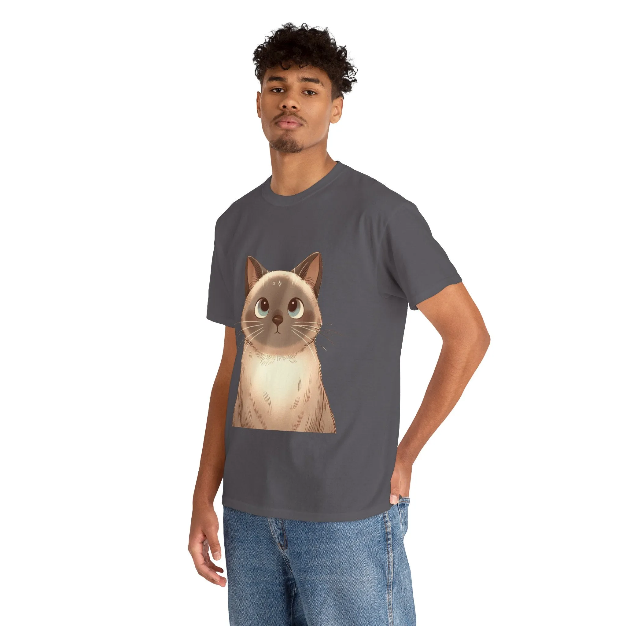 Opal - Siamese Cat Unisex Heavy Cotton Tee