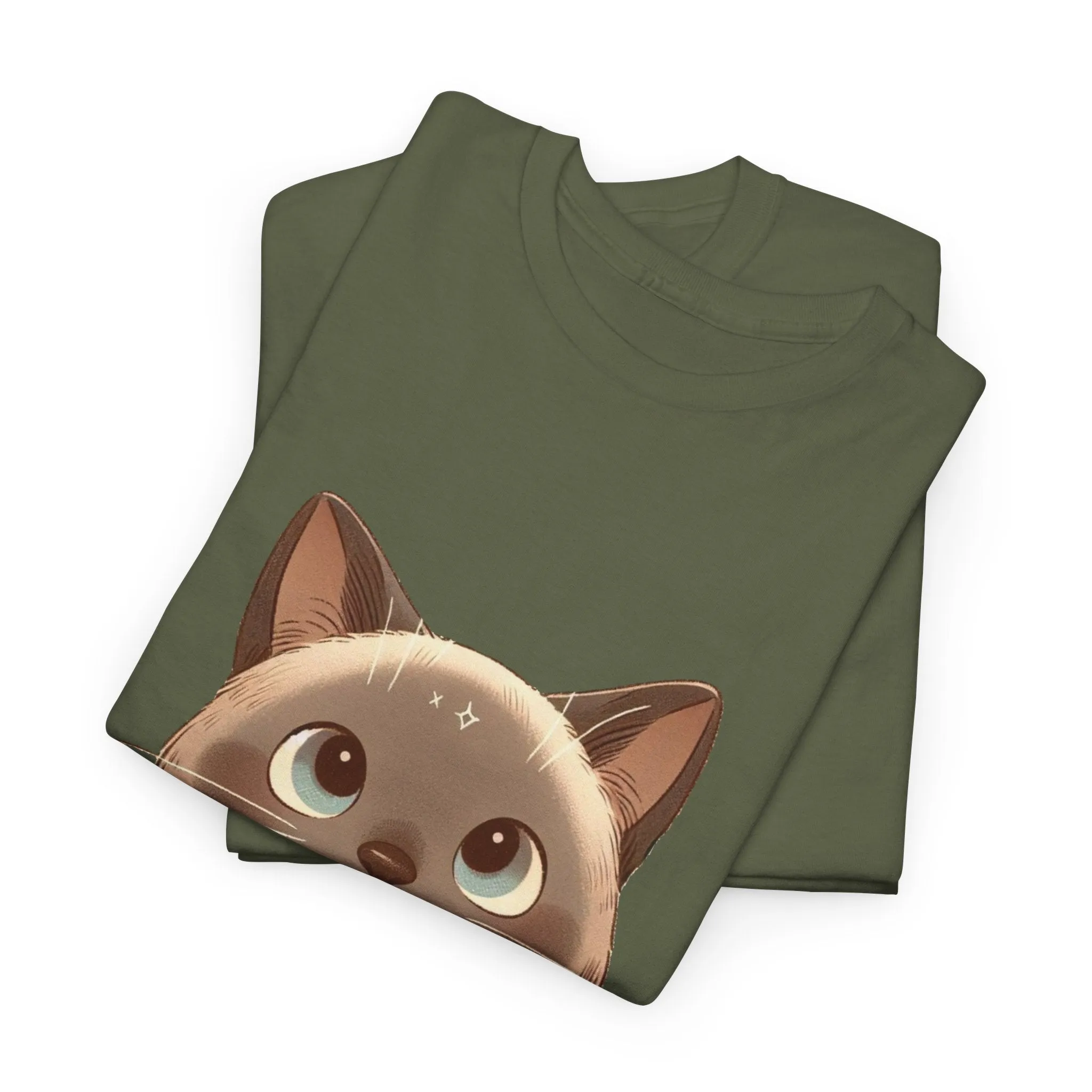 Opal - Siamese Cat Unisex Heavy Cotton Tee