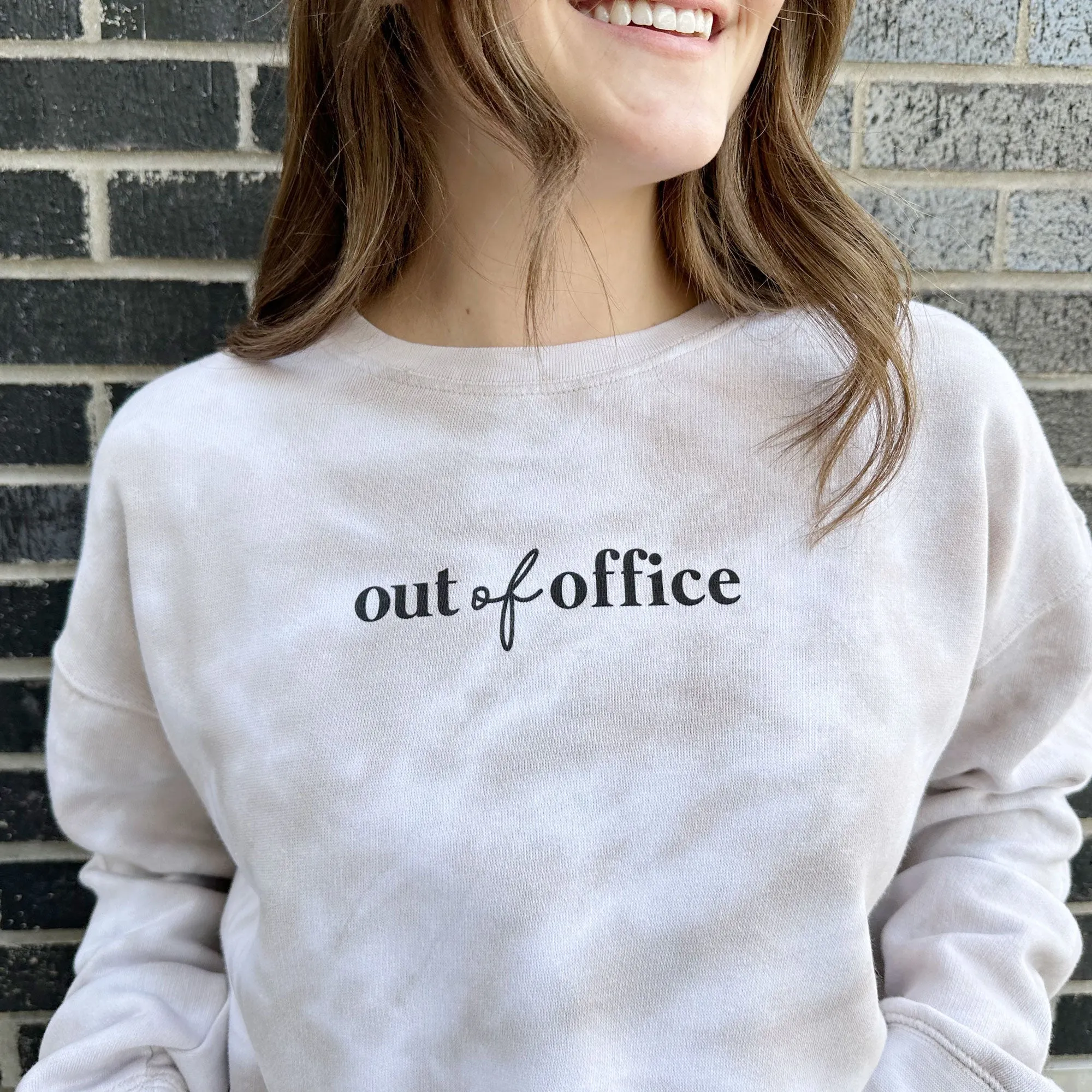 Out of Office Tie Dye Sweatshirt