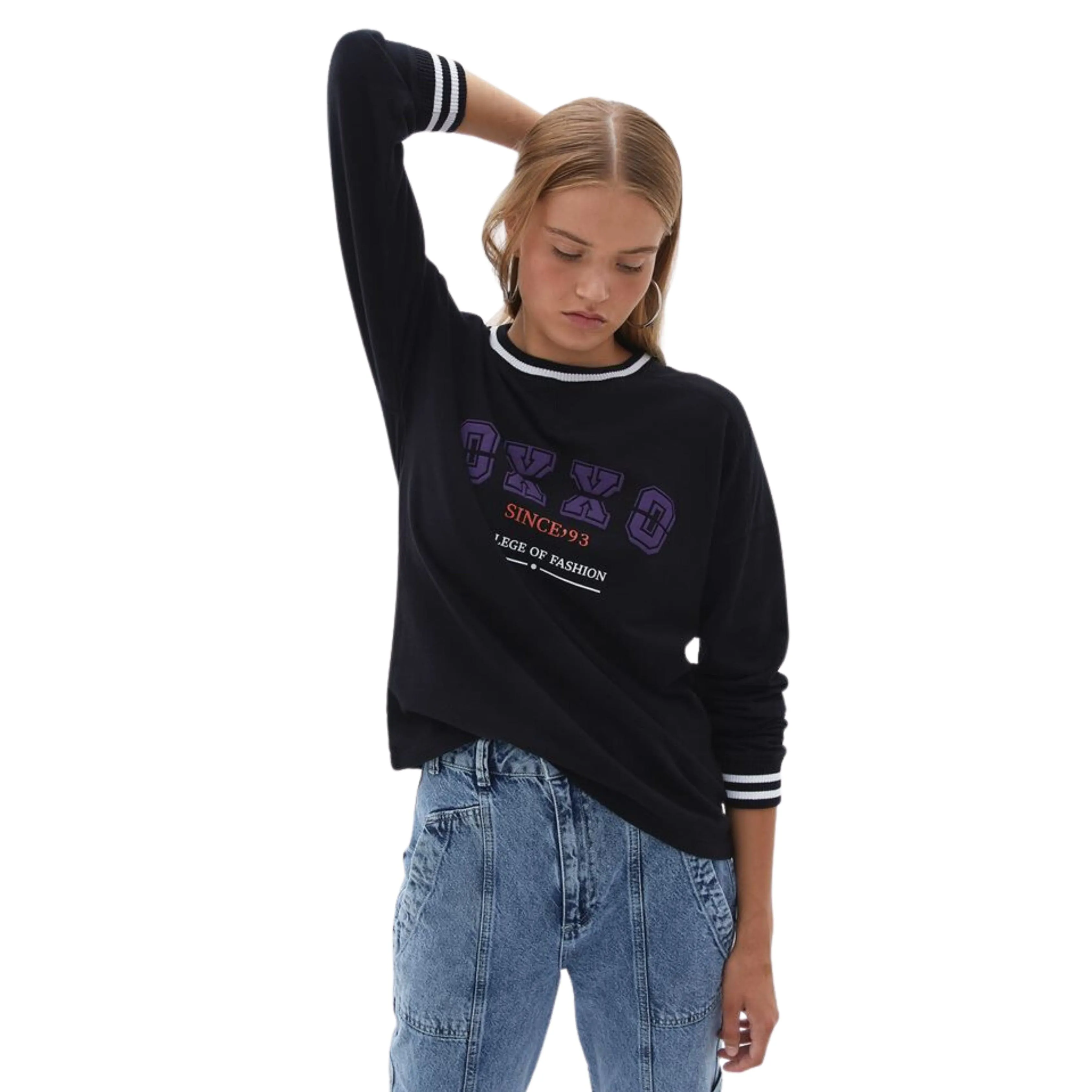 OXXO -  Oversize Printed Sweatshirt