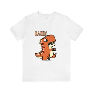 Rawr Dinosaur Cute Unisex Jersey Short Sleeve Tee