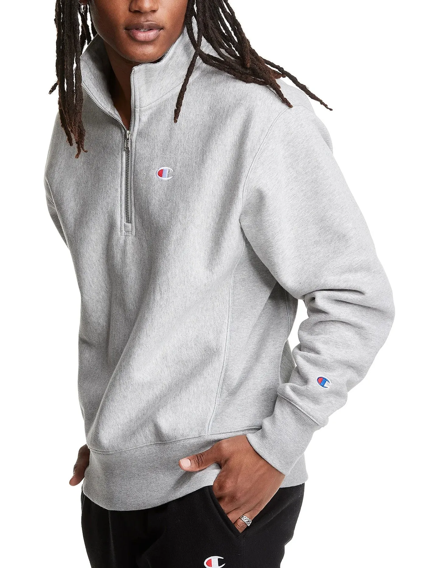 Reverse Weave C Logo 1/4 Zip Sweatshirt