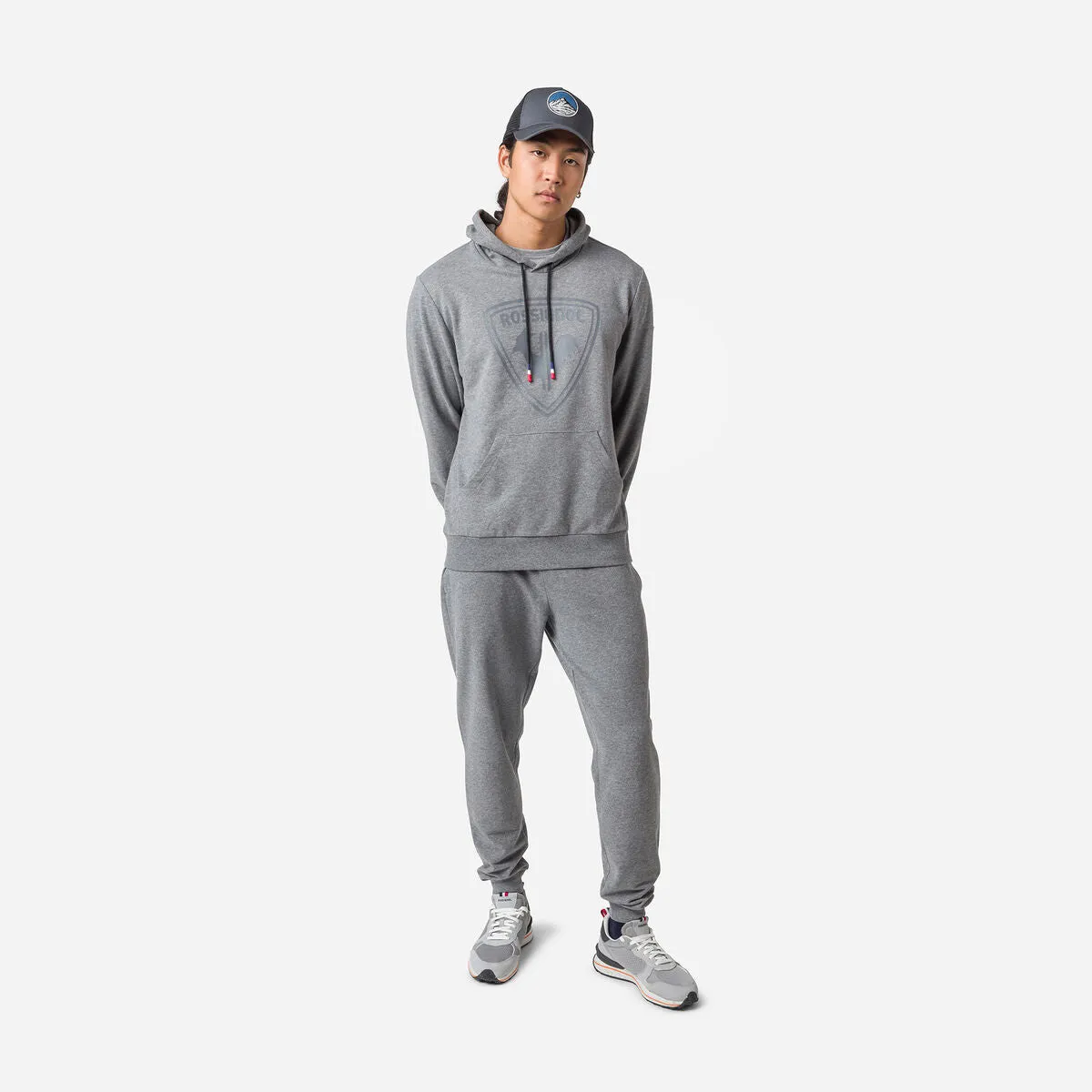 Rossignol | Hooded Cotton Sweatshirt | Men's | Heather Grey