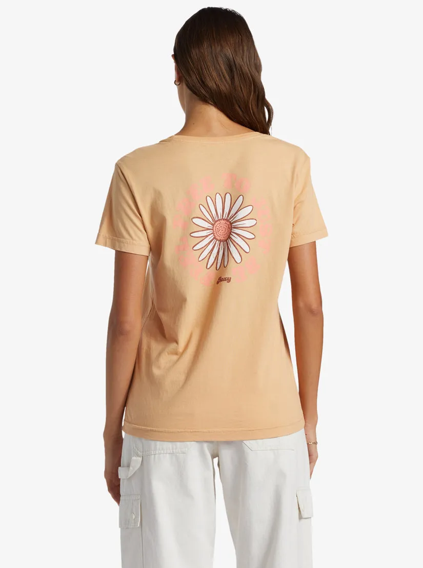 Roxy Feel Free Tee-Porcini