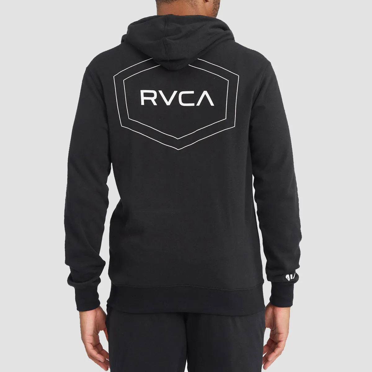 RVCA Swift Big Pin Hex Zip Hoodie Black