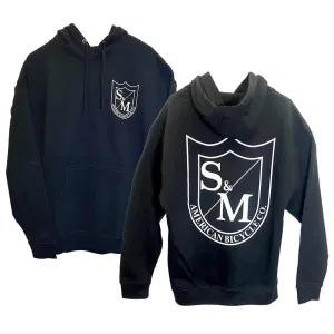 S&M Two Shield Hoodie - Black