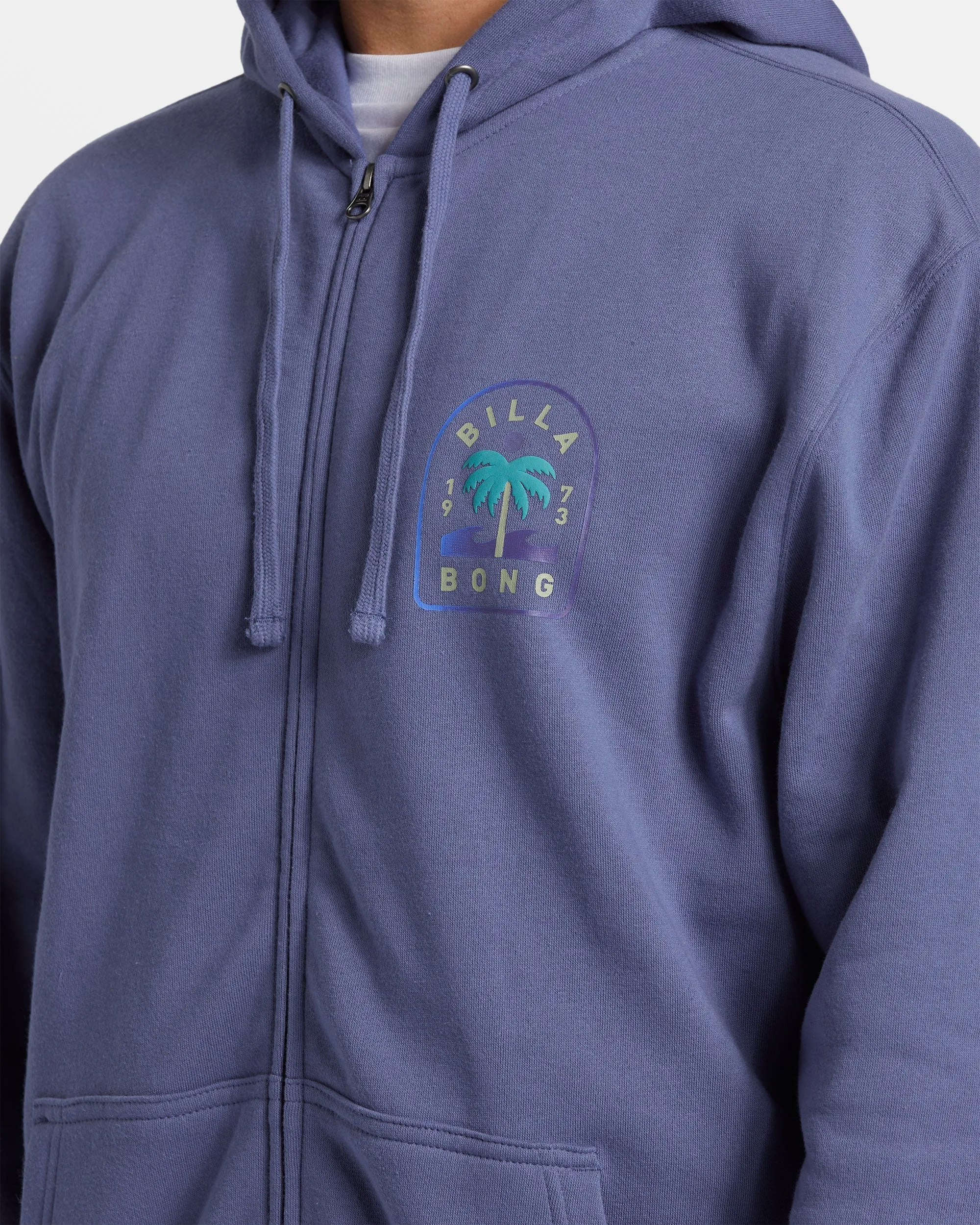 Short Sands Zip-Up Hoodie - Washed Royal