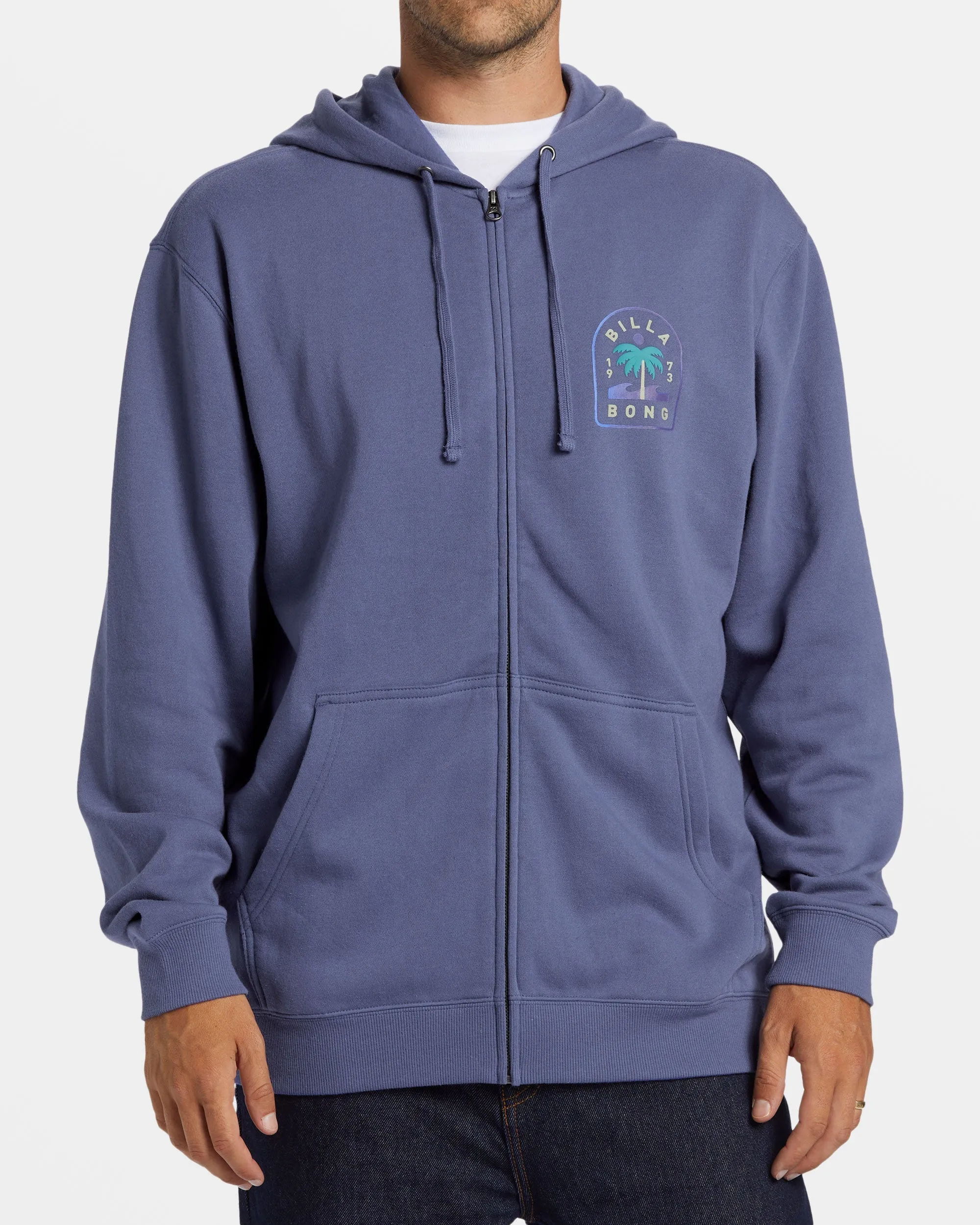 Short Sands Zip-Up Hoodie - Washed Royal