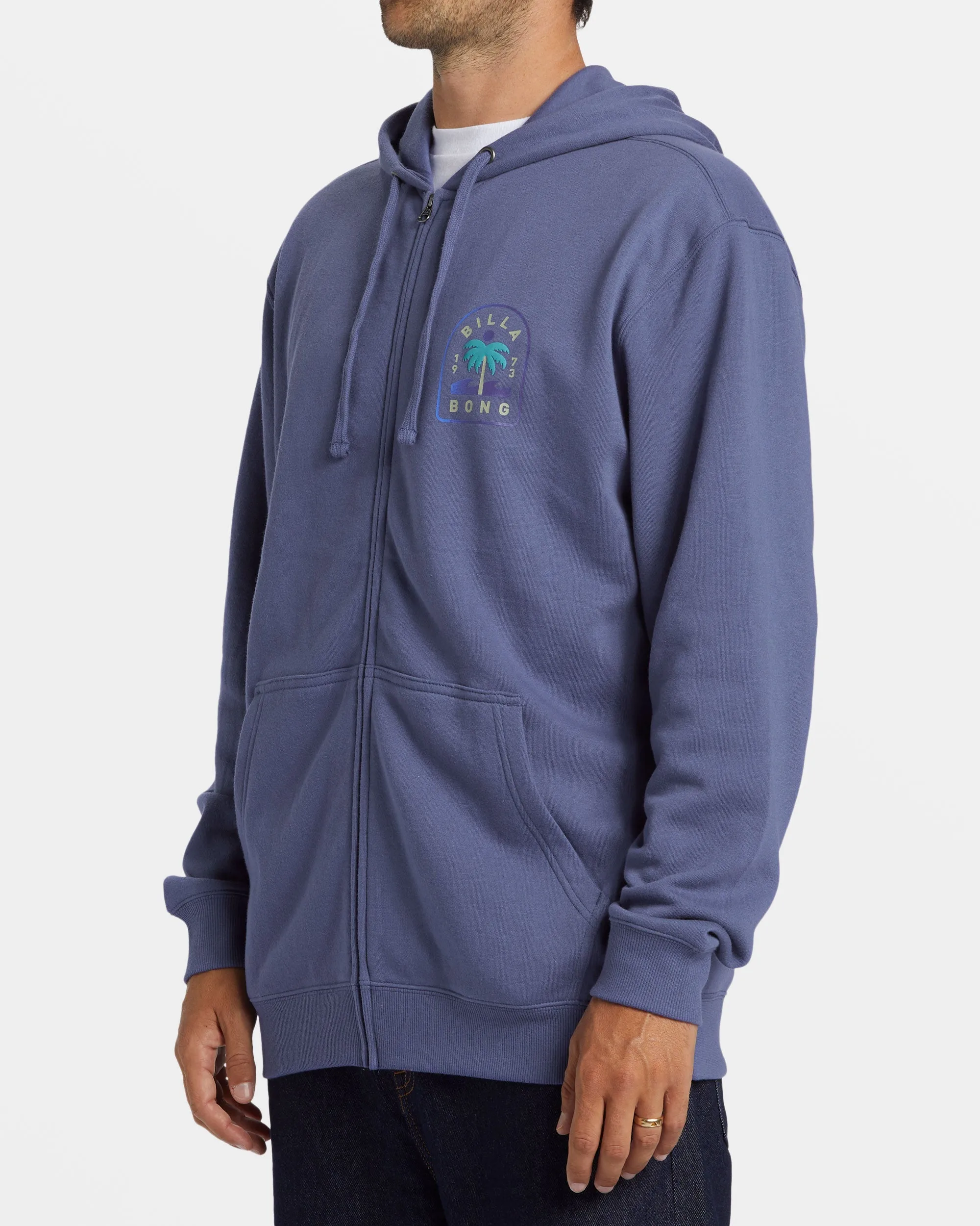 Short Sands Zip-Up Hoodie - Washed Royal