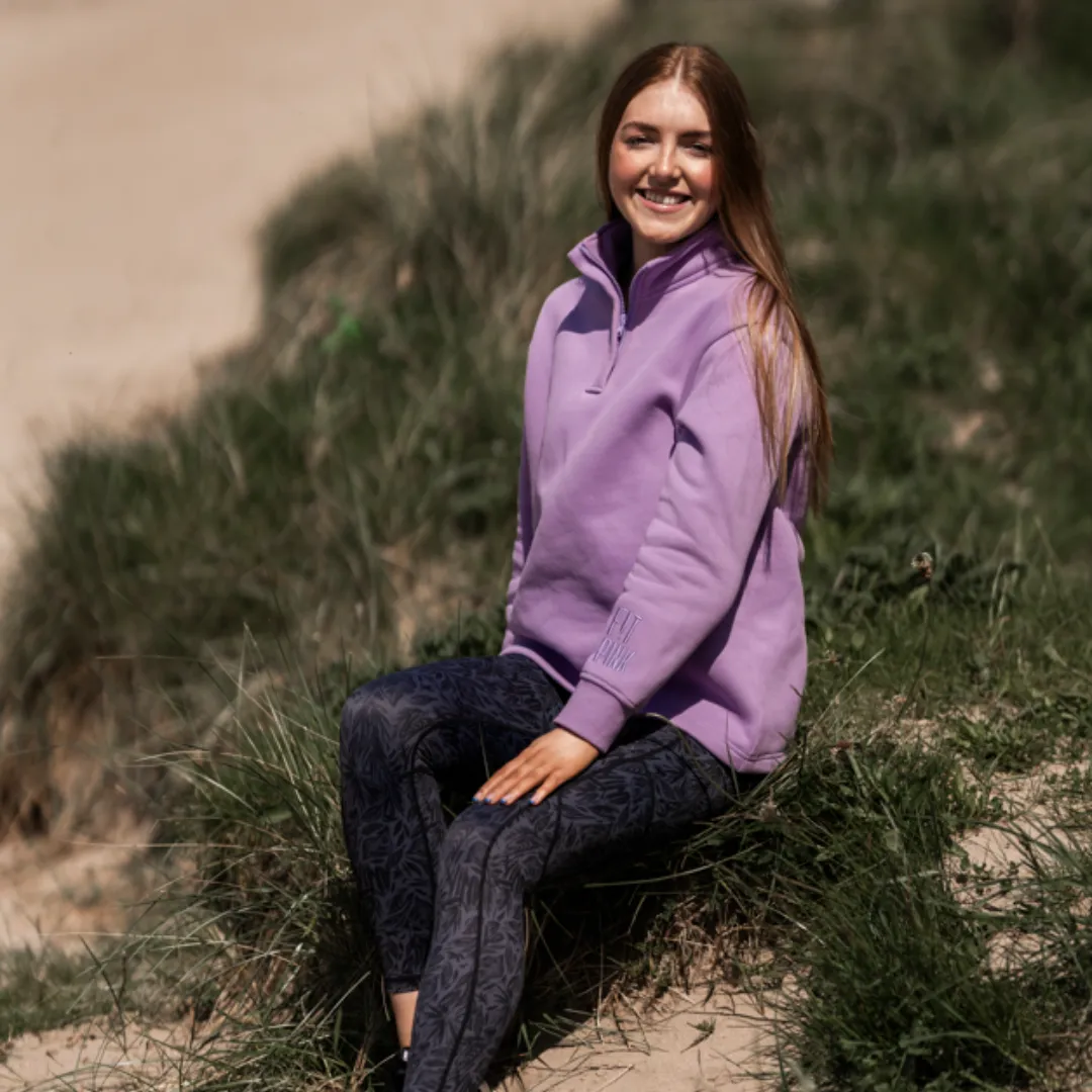 Signature Half-Zip Jumper - Lilac