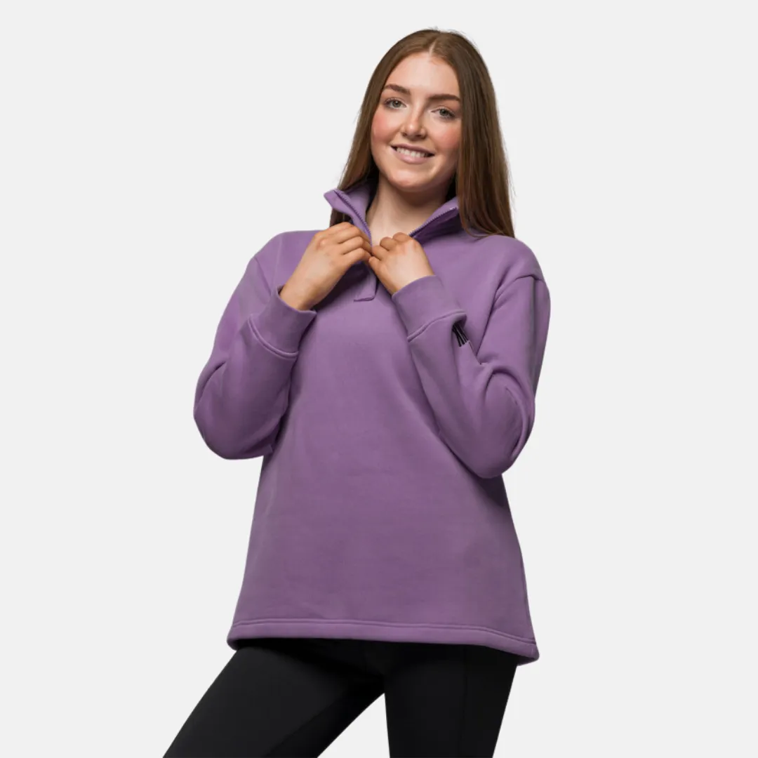 Signature Half-Zip Jumper - Lilac