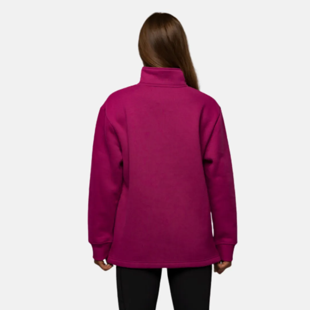 Signature Half-Zip Jumper - Magenta