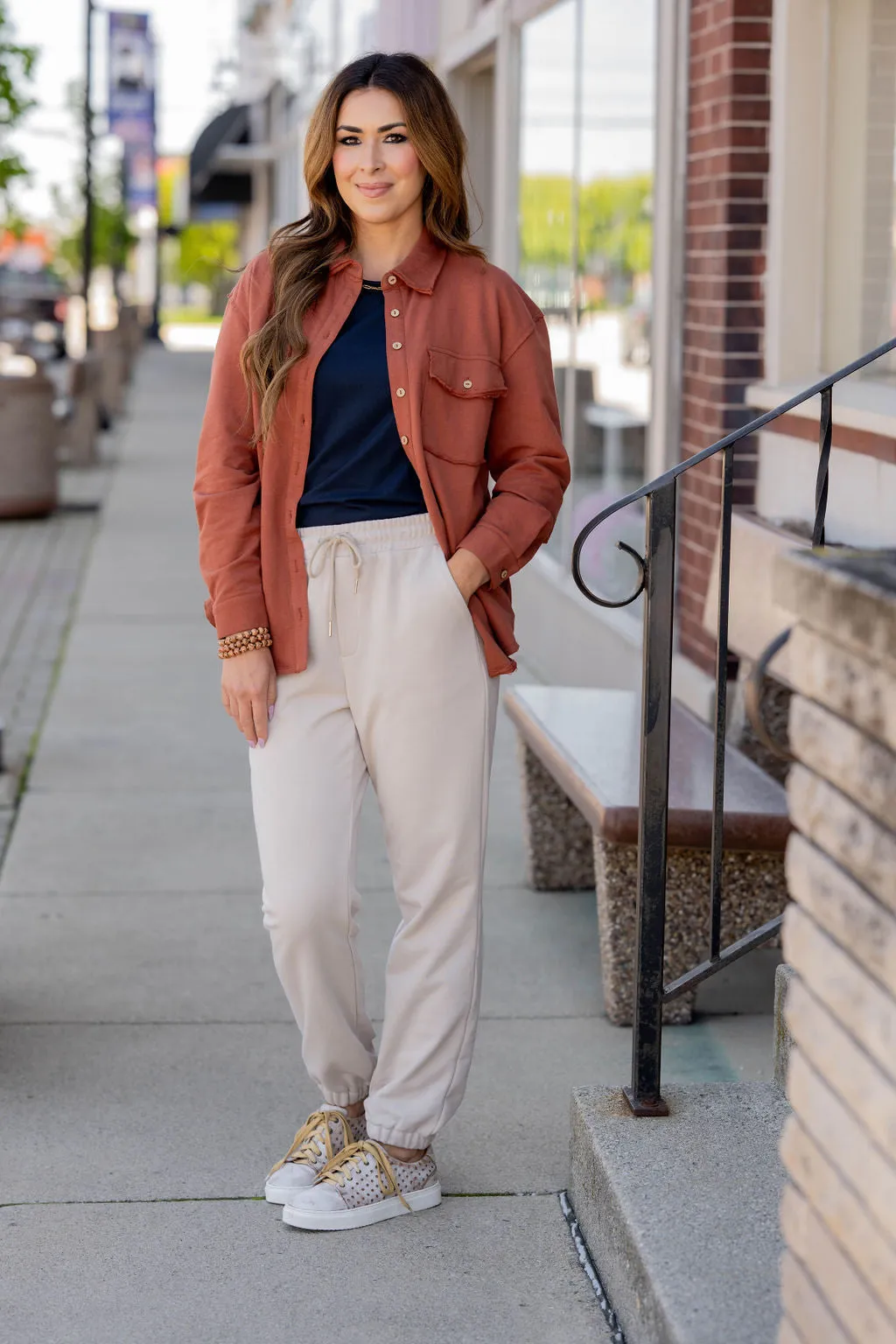 Simple Cinched Bottom Sweatpants