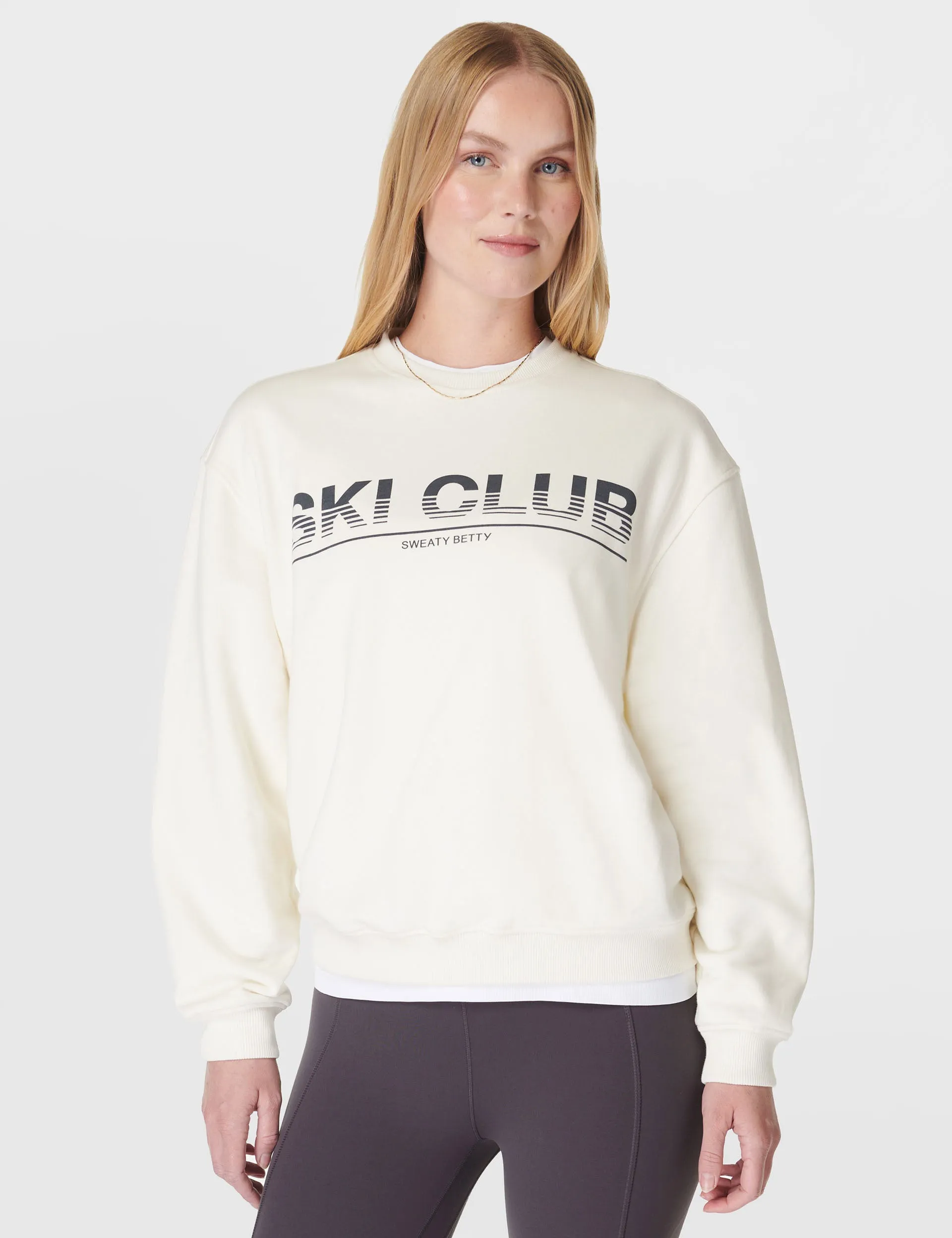 Ski Club Sweatshirt - Studio White