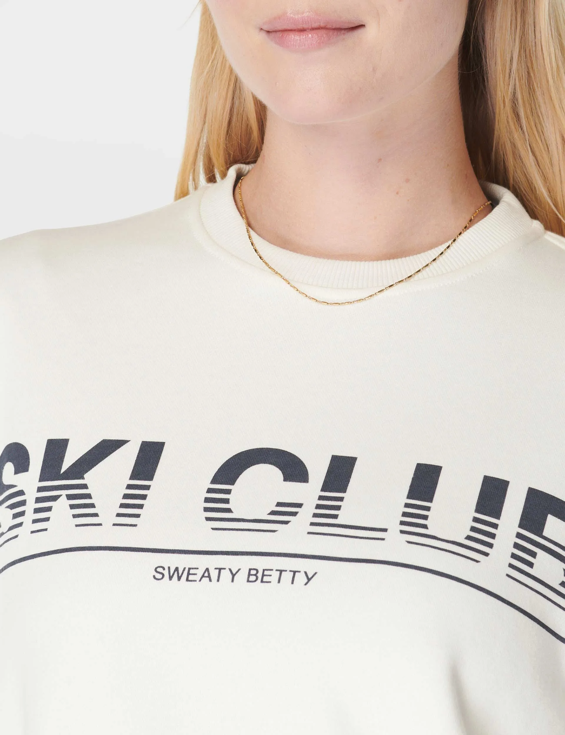 Ski Club Sweatshirt - Studio White