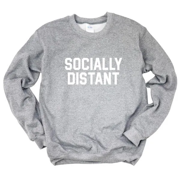 Socially Distant Crewneck Sweatshirt