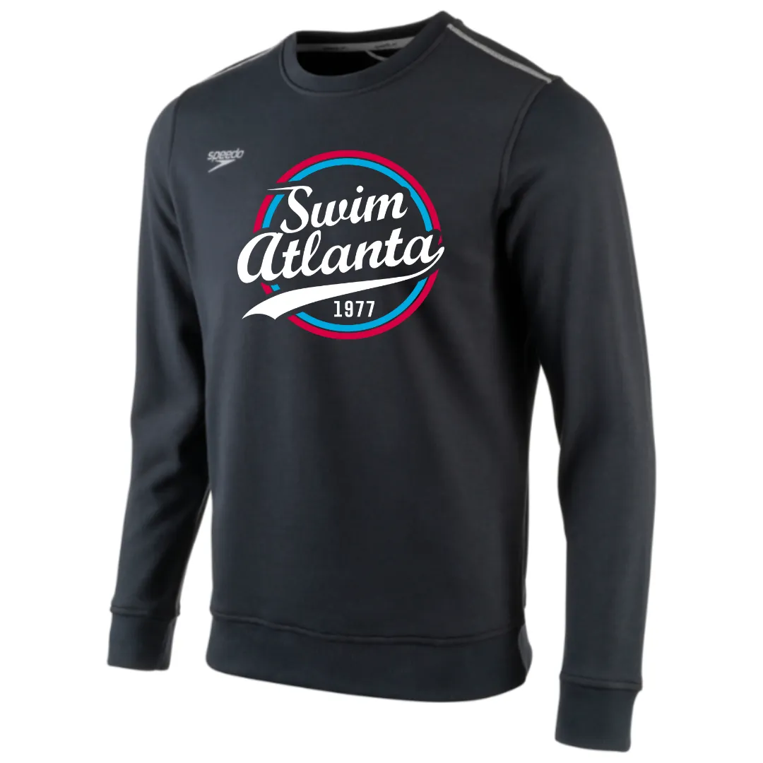 Speedo Fleece Crew Neck Sweatshirt Circle Logo (Customized) - Swim Atlanta